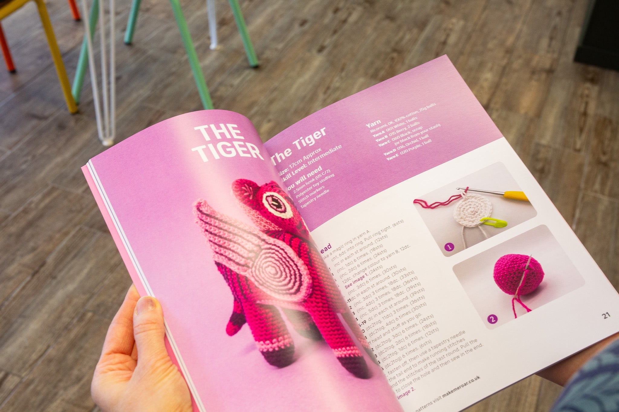 Discover the magic of Kate’s Alibriji-inspired creations! This first volume features 6 of Kate's unique amigurumi patterns, each brought to life with full-colour photographs and step-by-step instructions in Kate’s Mccully signature, brilliantly easy-to-follow style. A4 luxury printed booklet