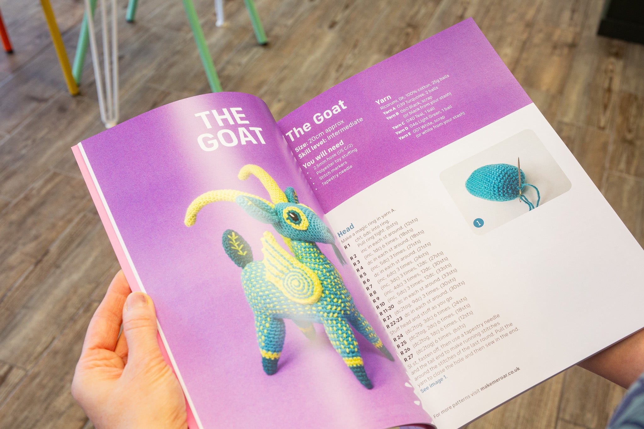 Discover the magic of Kate’s Alibriji-inspired creations! This first volume features 6 of Kate's unique amigurumi patterns, each brought to life with full-colour photographs and step-by-step instructions in Kate’s Mccully signature, brilliantly easy-to-follow style. A4 luxury printed booklet