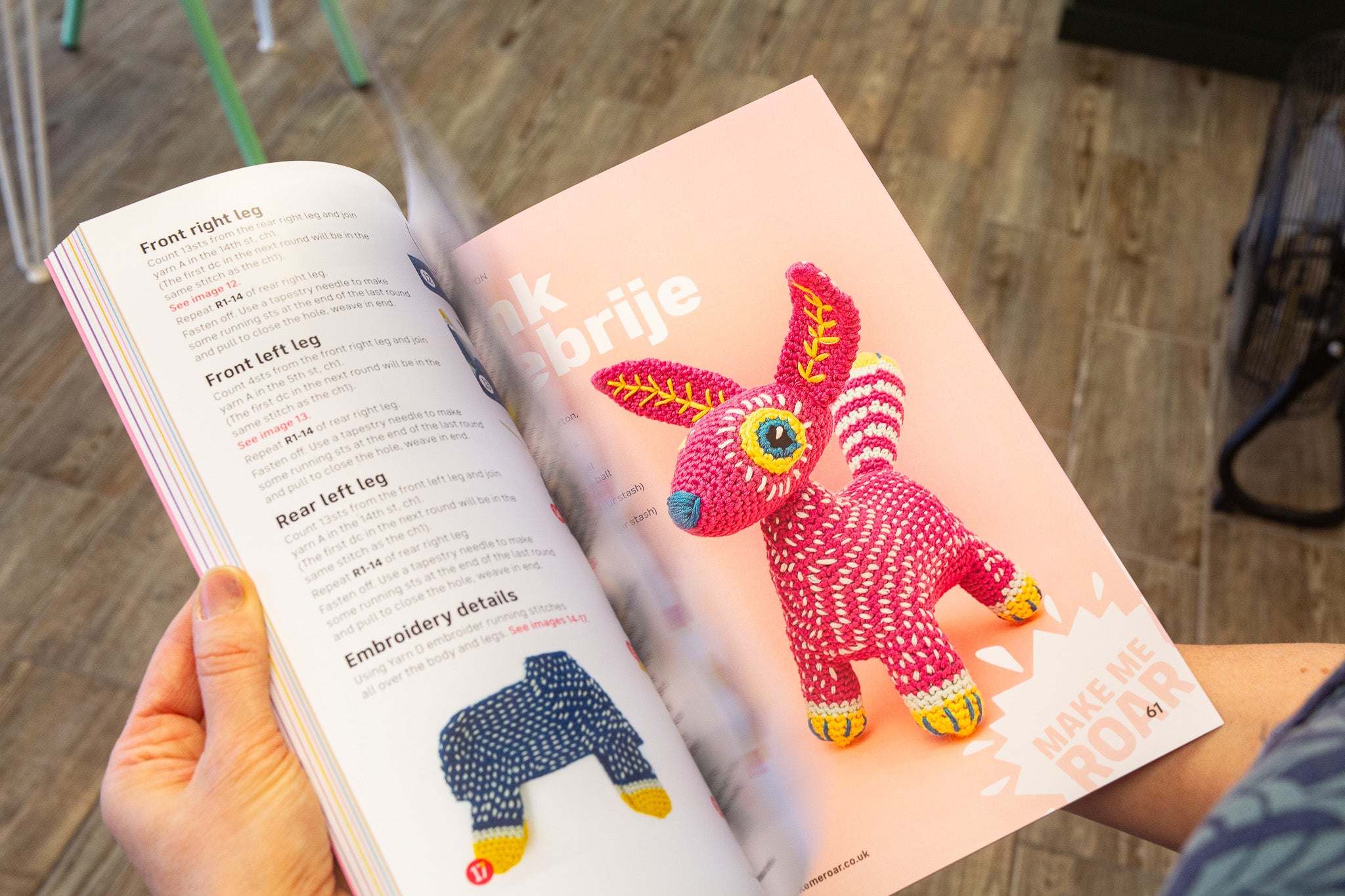 Discover the magic of Kate’s Alibriji-inspired creations! This first volume features 6 of Kate's unique amigurumi patterns, each brought to life with full-colour photographs and step-by-step instructions in Kate’s Mccully signature, brilliantly easy-to-follow style. A4 luxury printed booklet