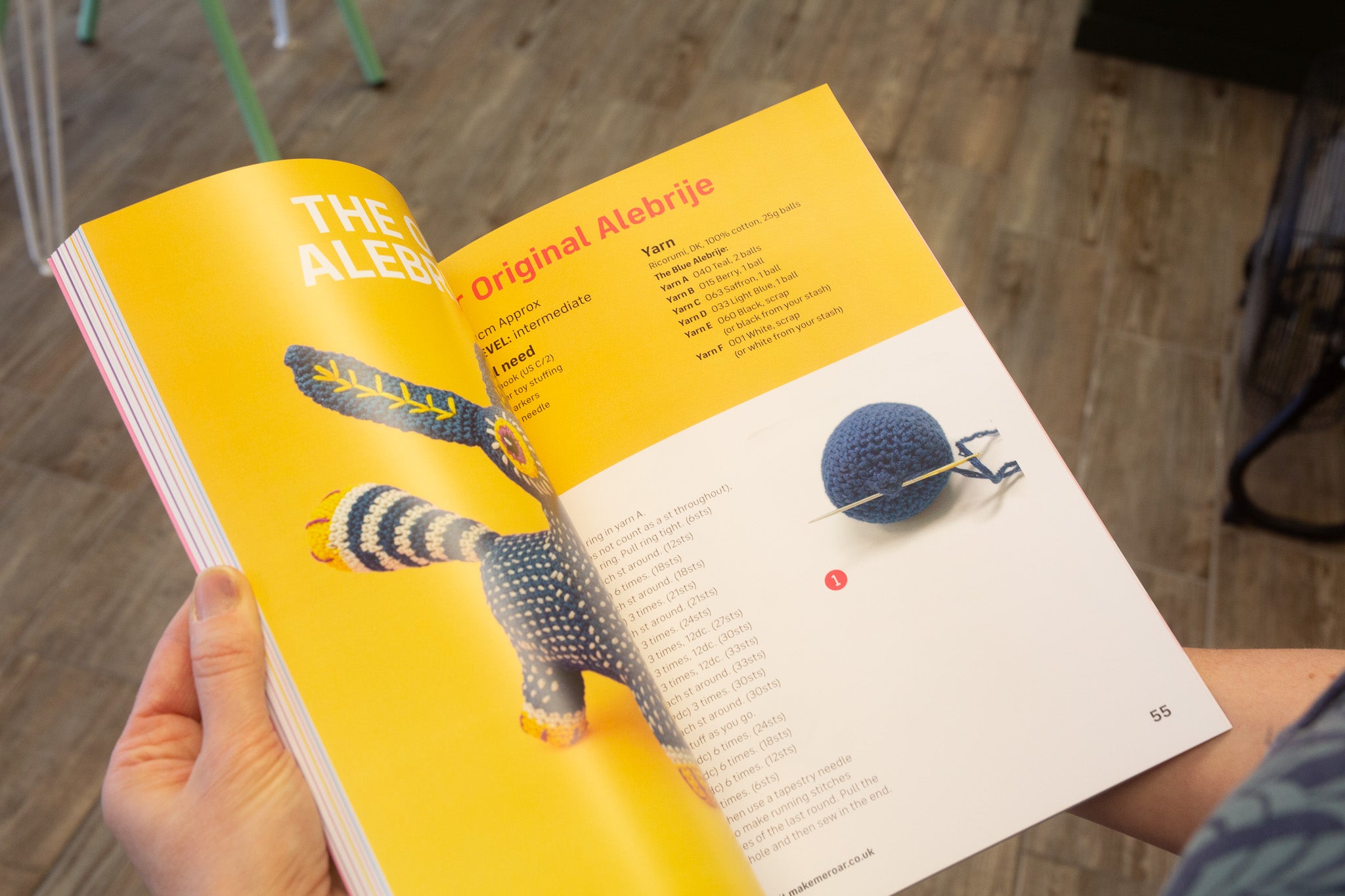 Discover the magic of Kate’s Alibriji-inspired creations! This first volume features 6 of Kate's unique amigurumi patterns, each brought to life with full-colour photographs and step-by-step instructions in Kate’s Mccully signature, brilliantly easy-to-follow style. A4 luxury printed booklet
