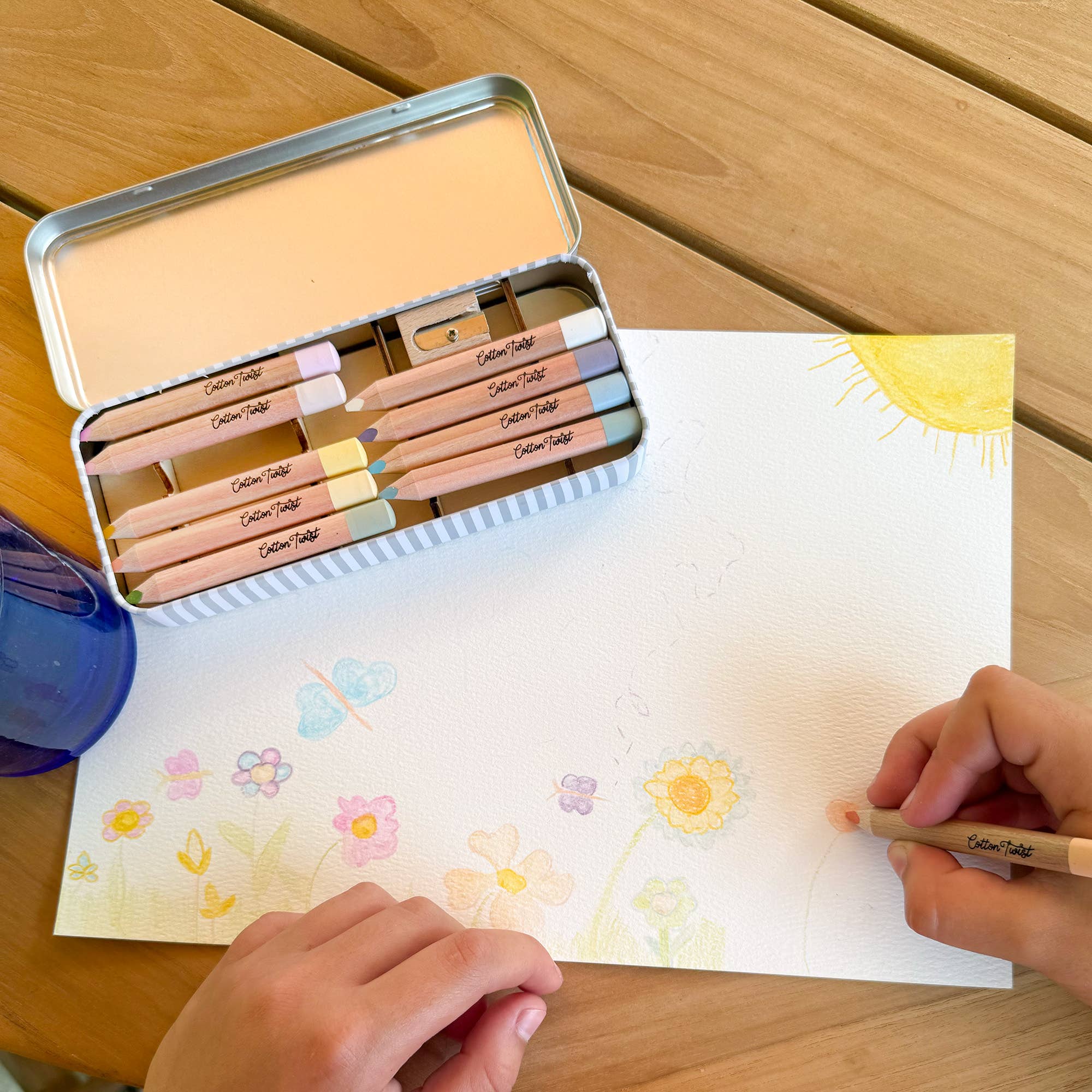 Cotton Twist - Pastel Watercolour Pencils Set