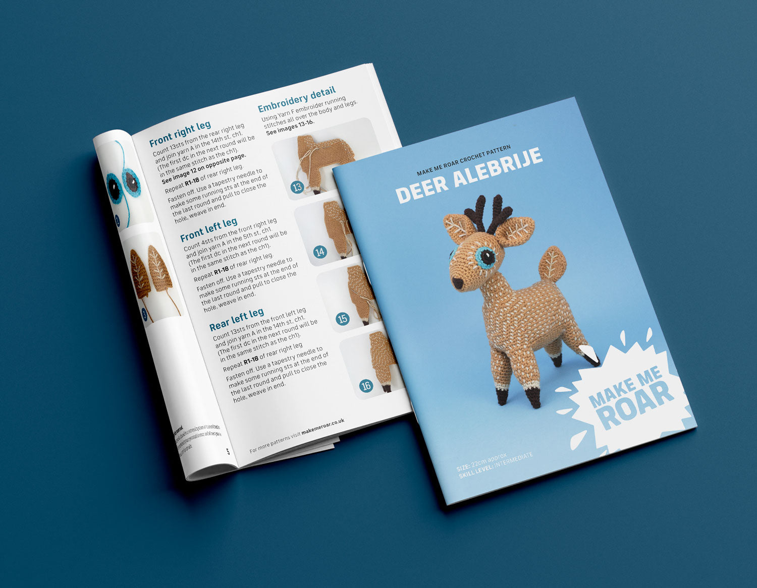 Deer Alebrije pattern & YARN PACK