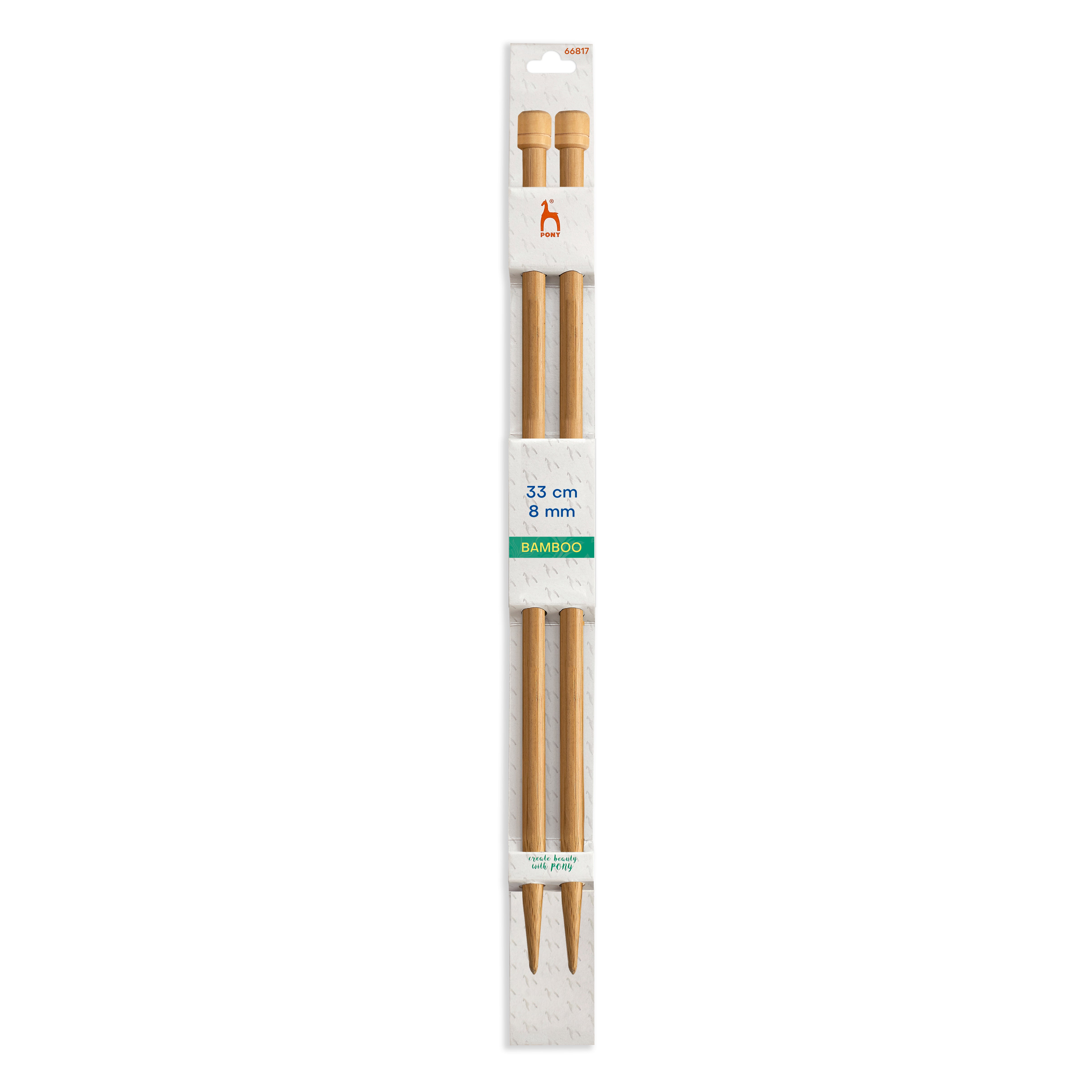 Bamboo knitting needles