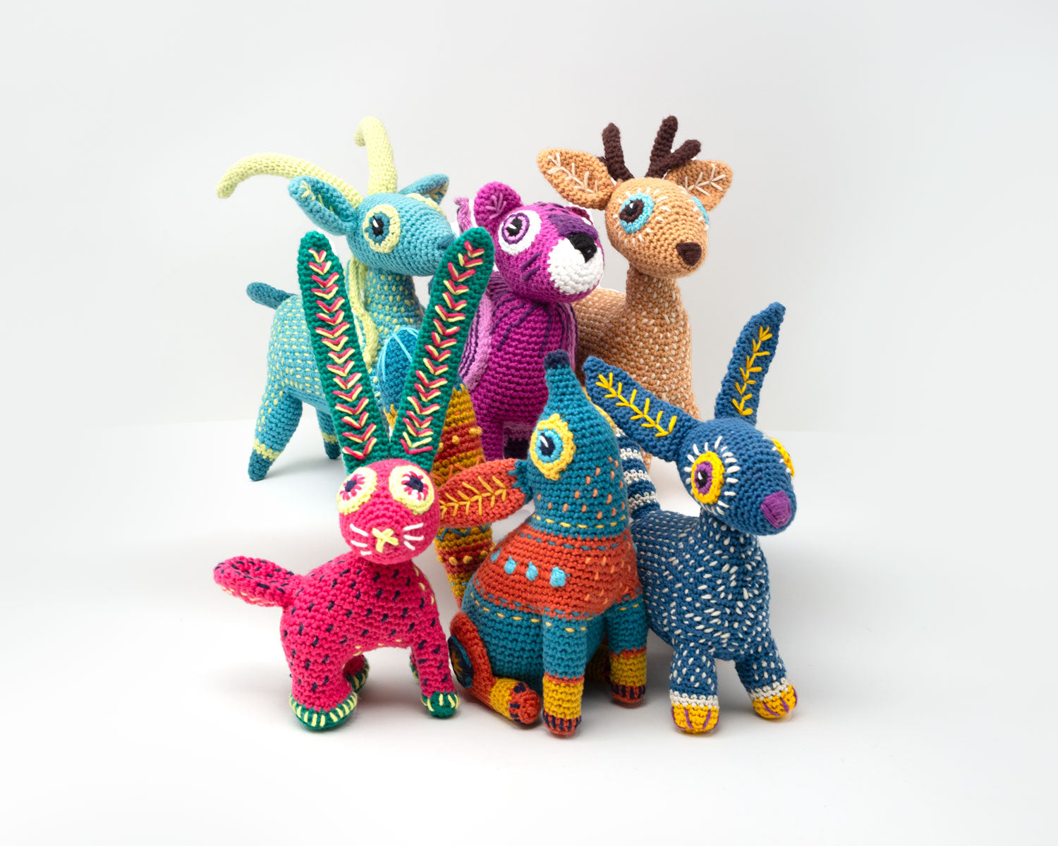 Make Me Roar Fox Alebrije crochet yarn pack
