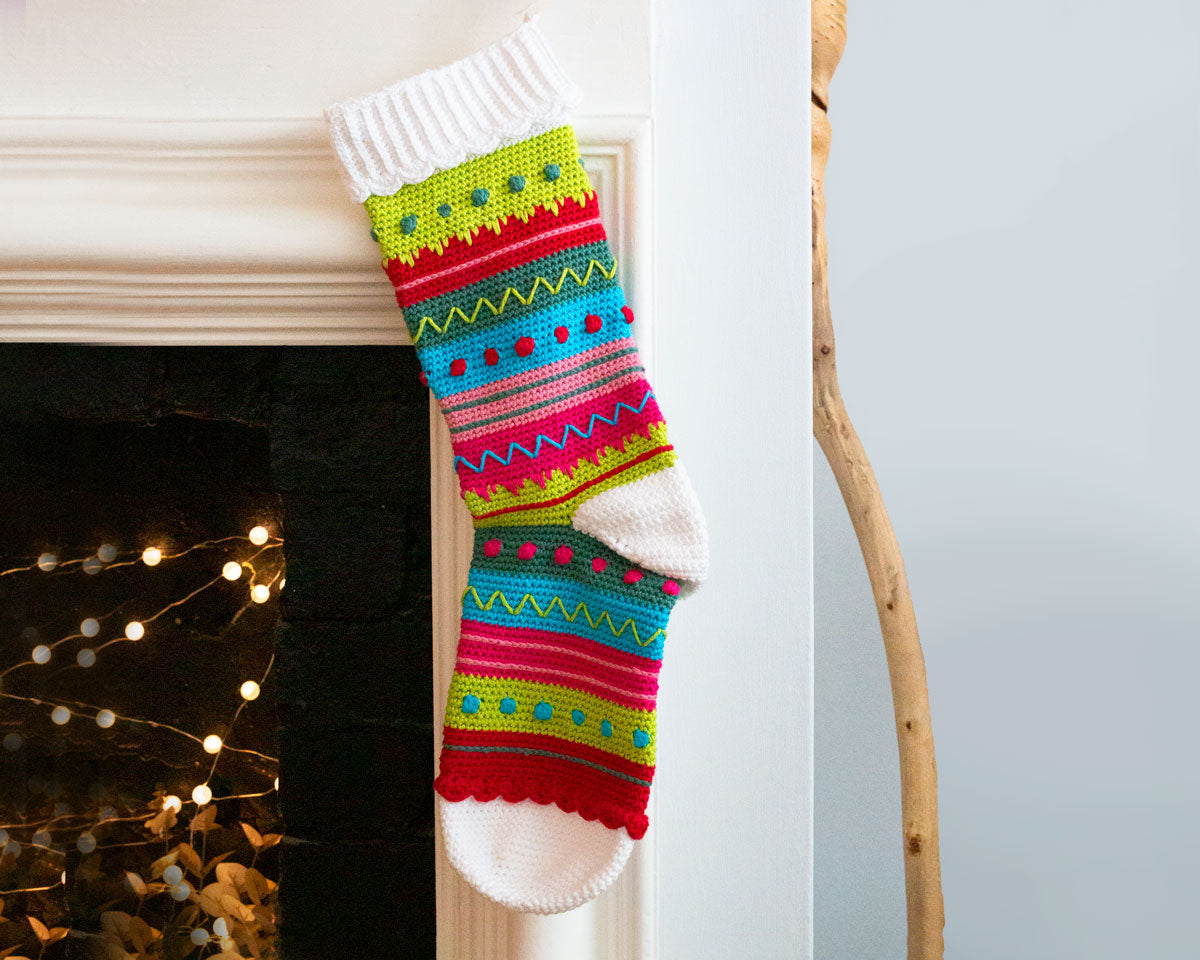 Christmas stocking yarn pack