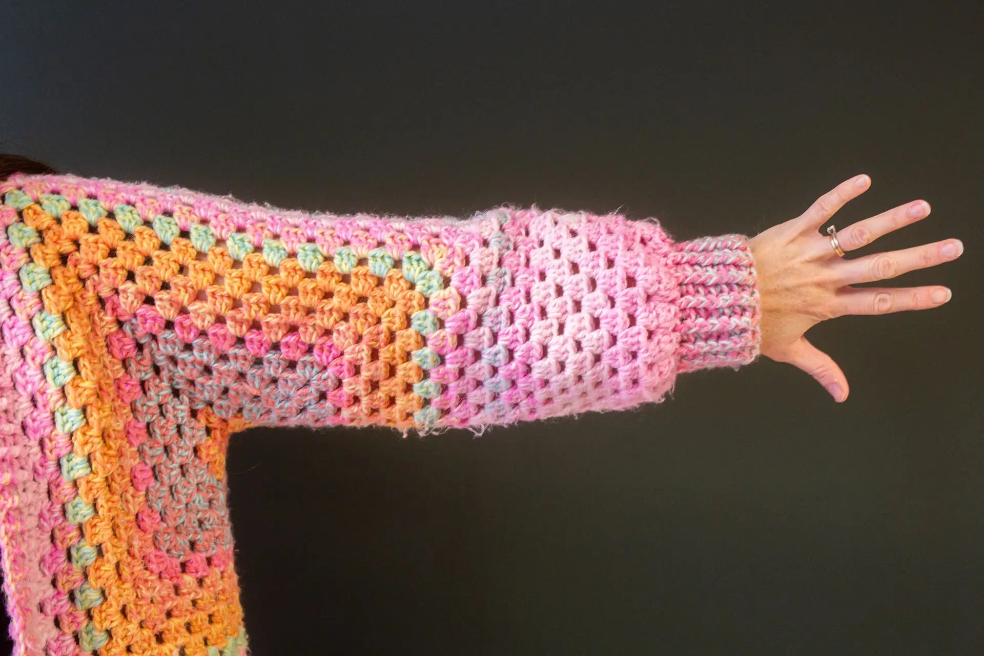 Crochet cardigan course for beginners