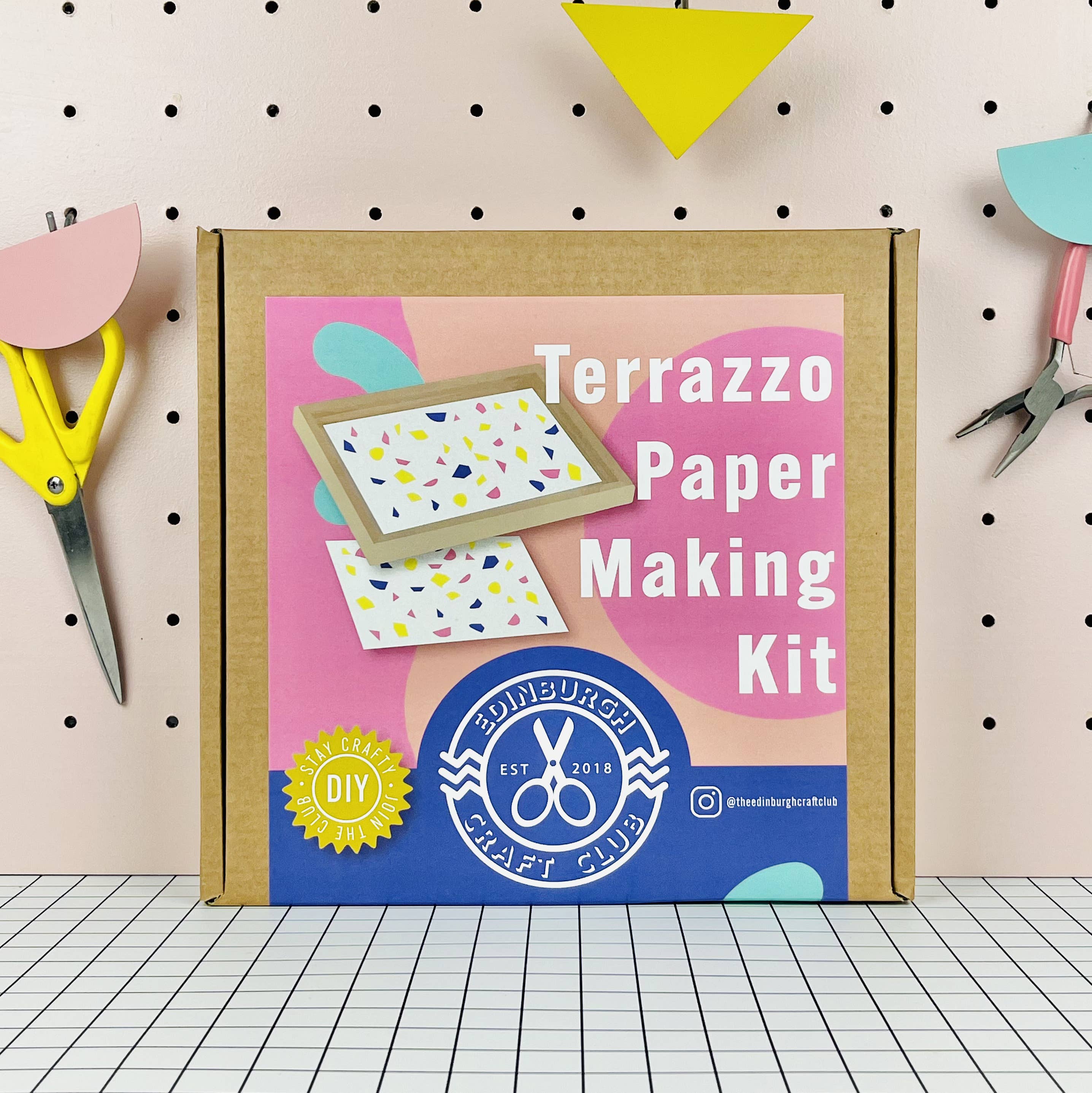 The Edinburgh Craft Club - Terrazzo Paper Making Kit