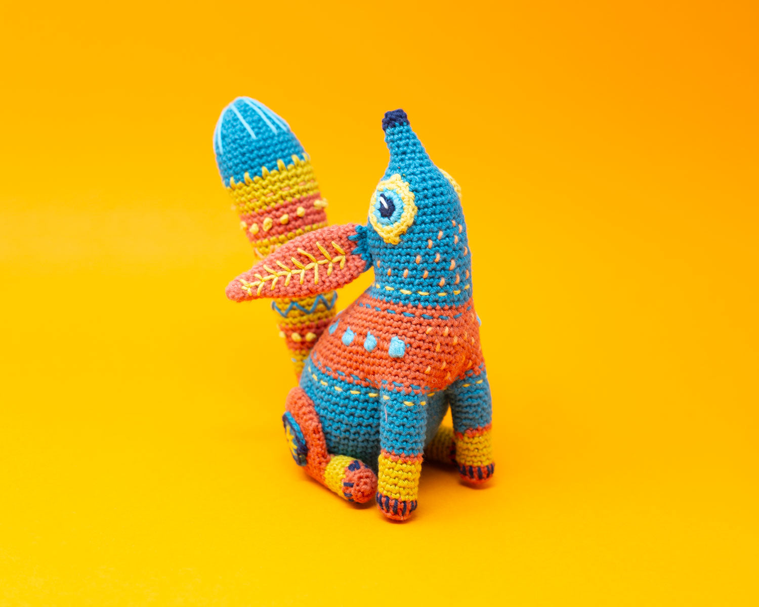 Make Me Roar Fox Alebrije crochet yarn pack