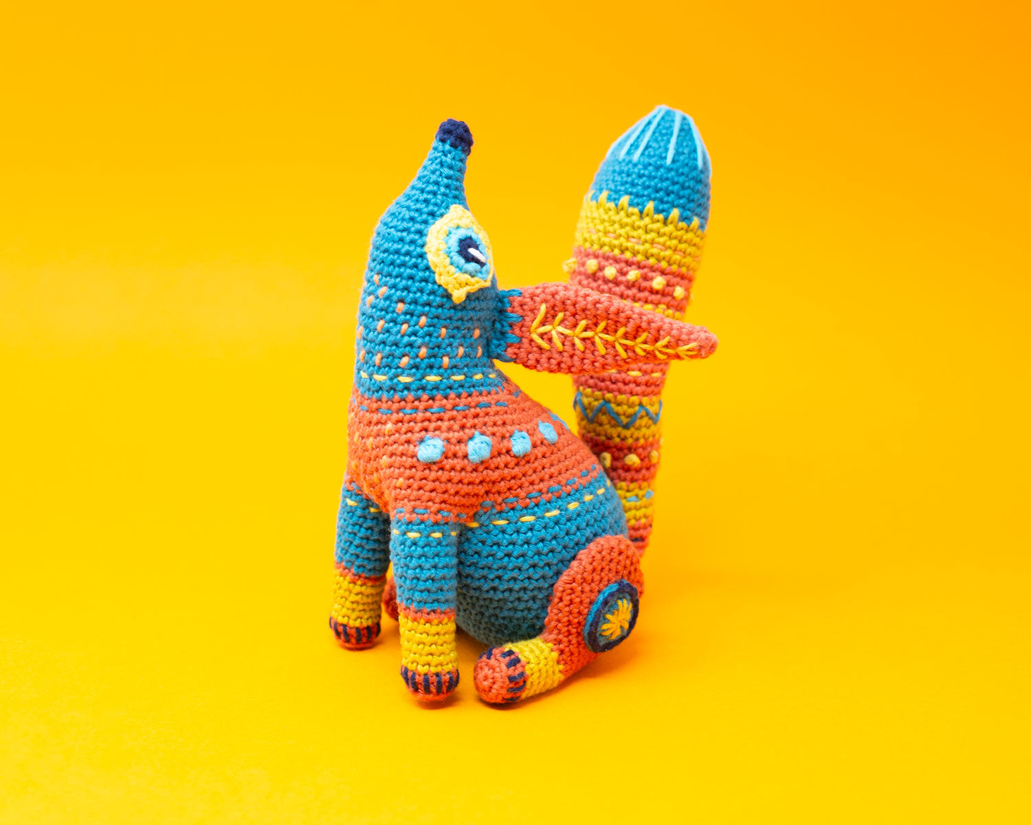 Make Me Roar Fox Alebrije crochet yarn pack