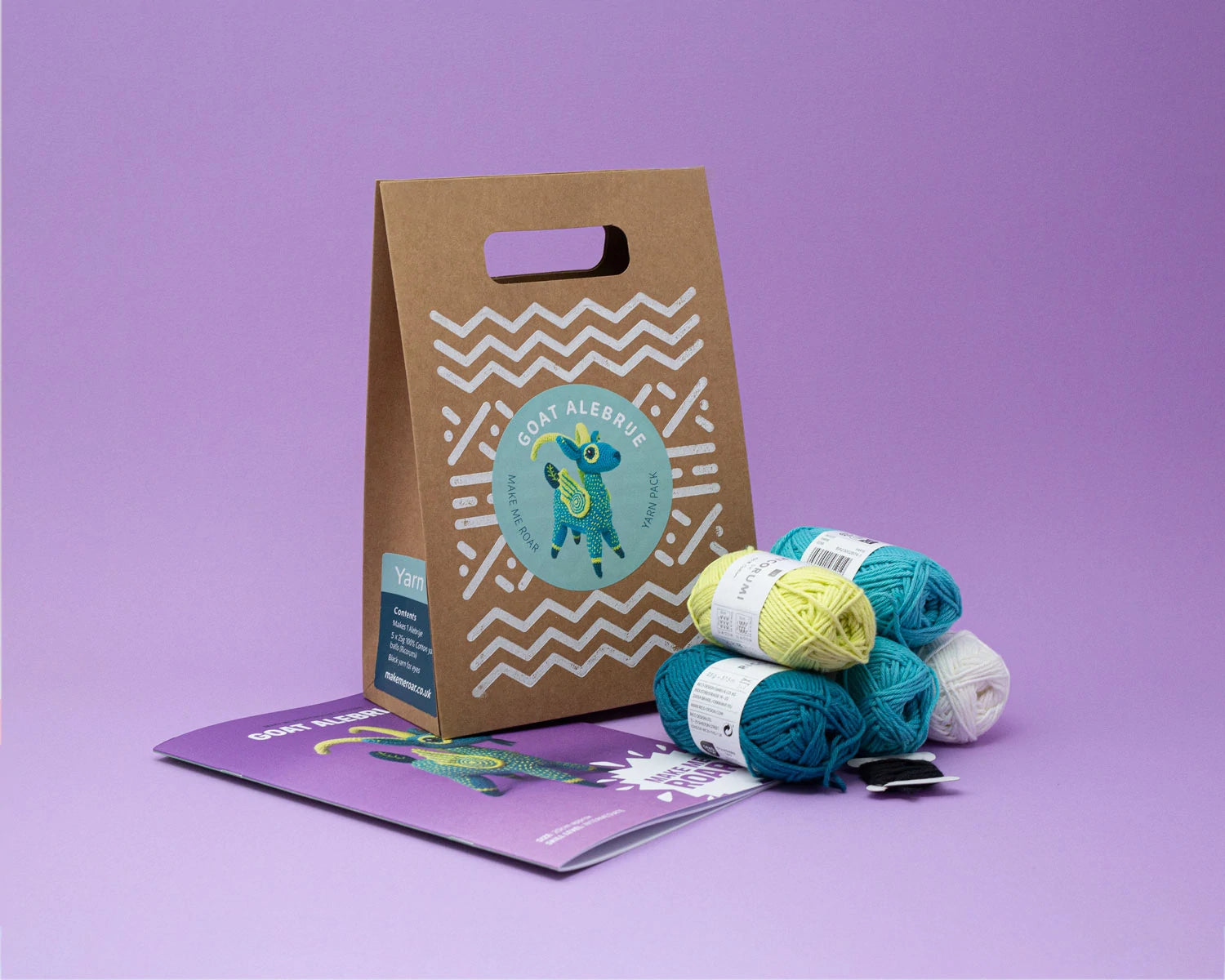Goat 1 Alebrije pattern & YARN PACK