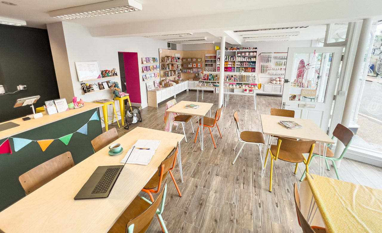 Maker Studio Eastbourne, a modern craft shop that runs craft workshops and classes