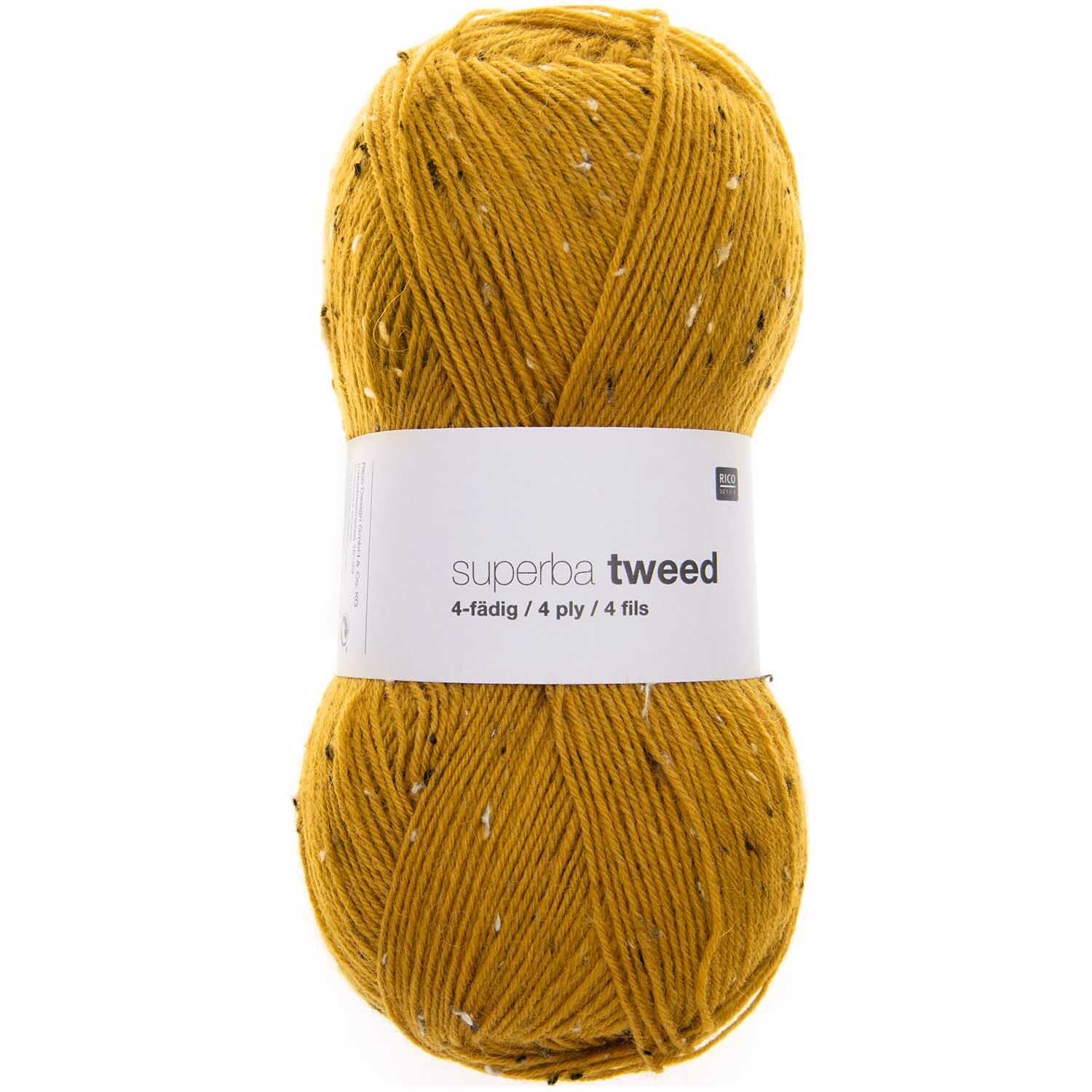 Superb Tweed sock yarn by Rico
