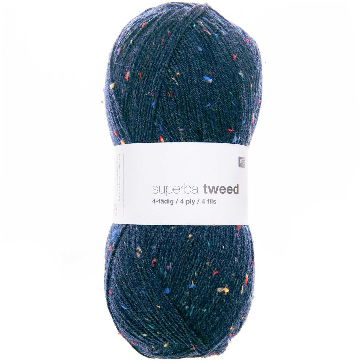 Superb Tweed sock yarn by Rico