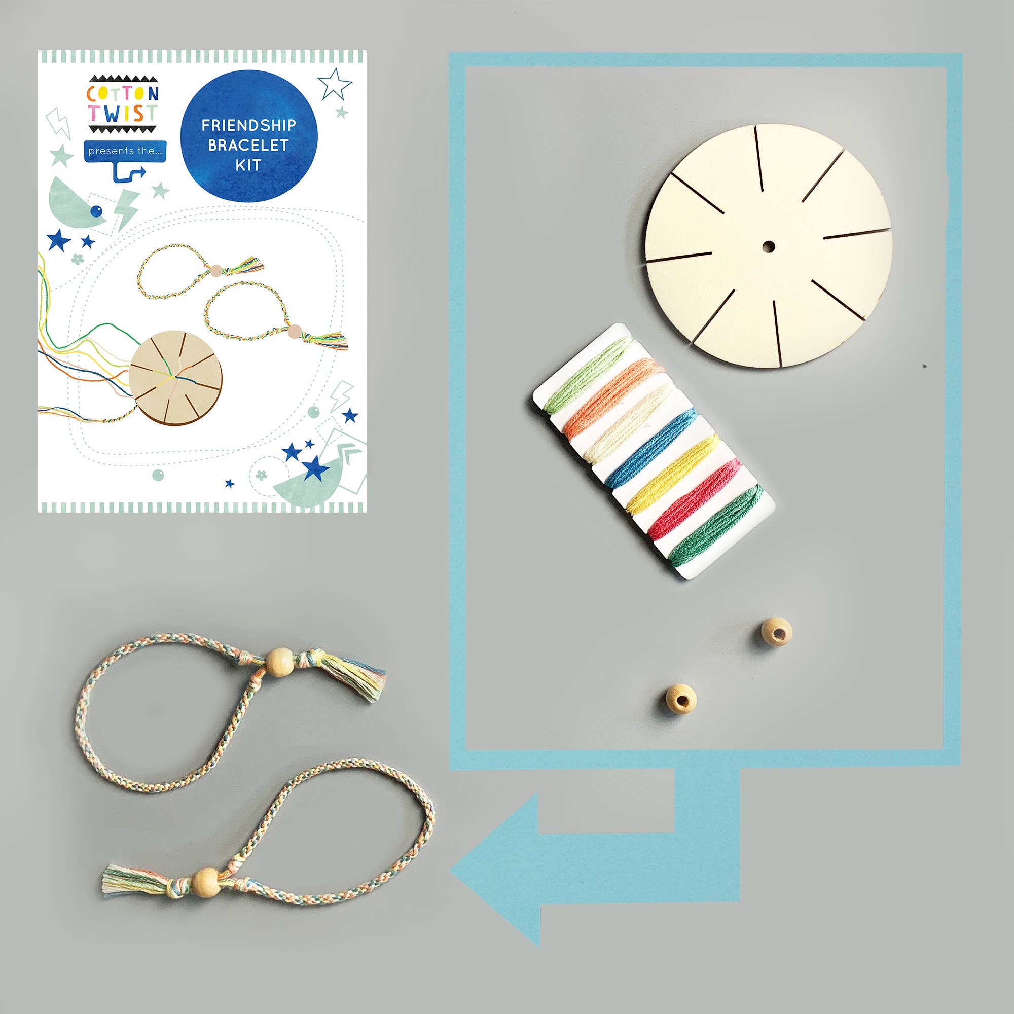 Cotton Twist - Make Your Own Friendship Bracelet Kit