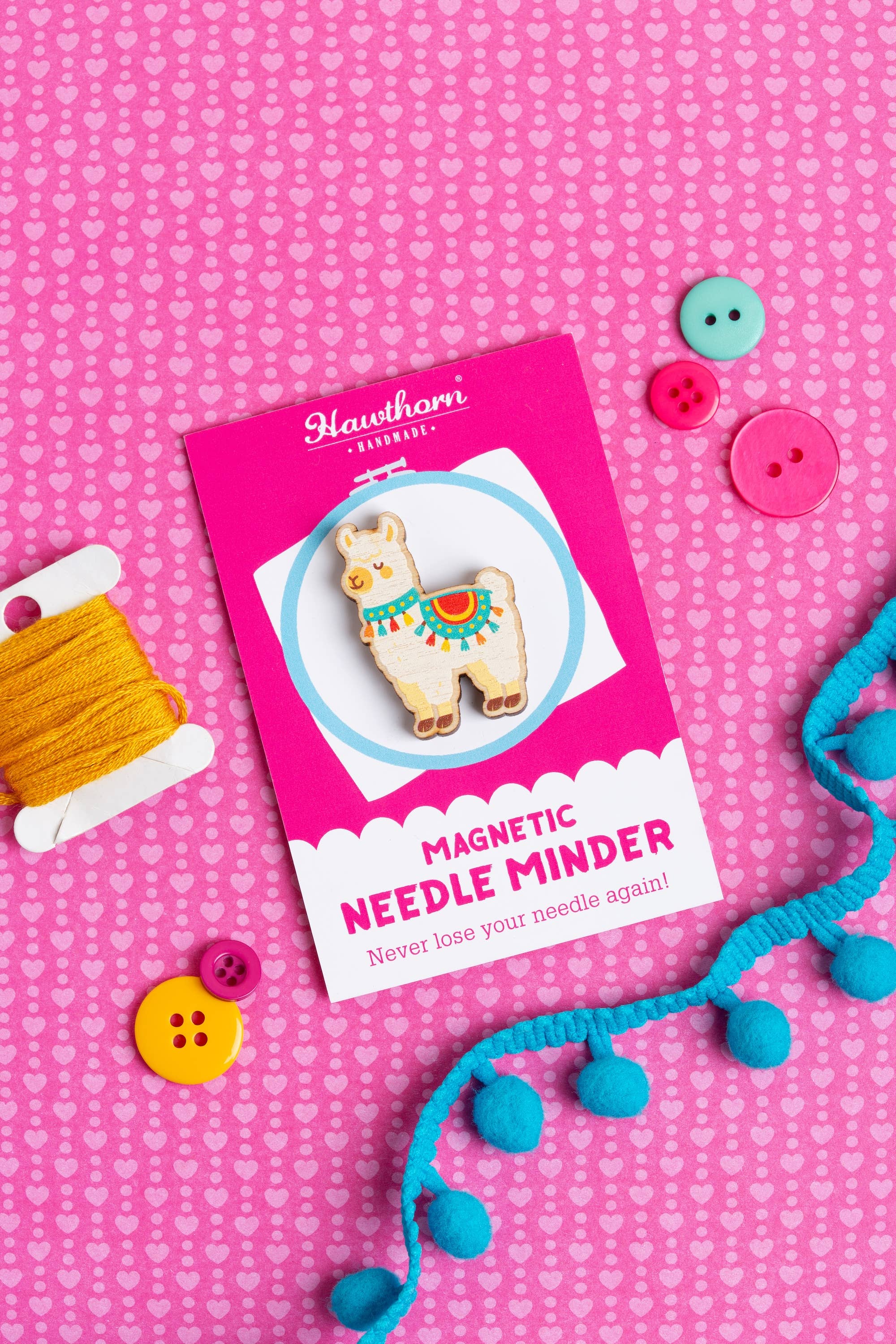 Hawthorn Handmade - Alpaca Needle Minder | Gift for Crafters