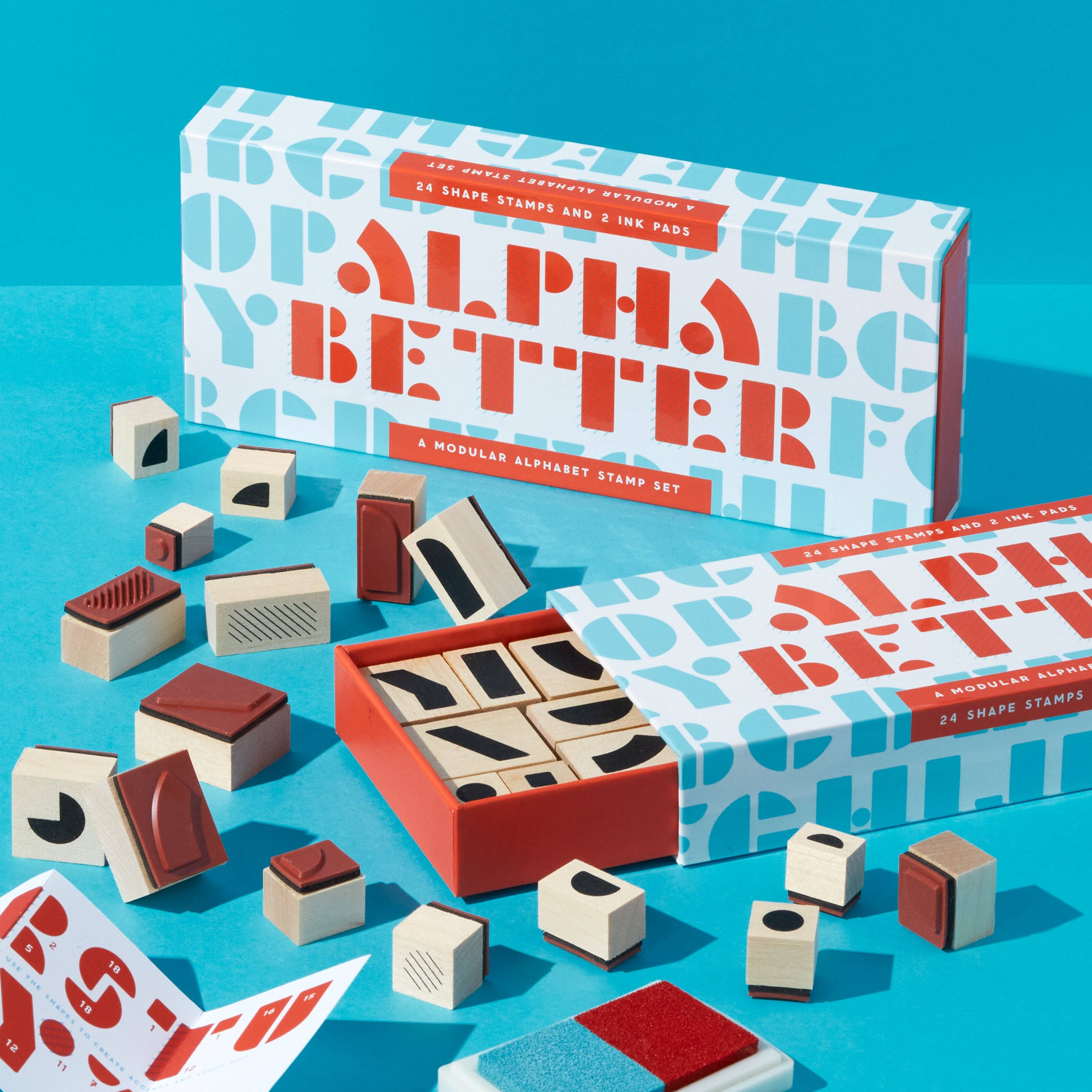 Abrams & Chronicle Books - Alpha Better Stamp Set (Craft Kit)