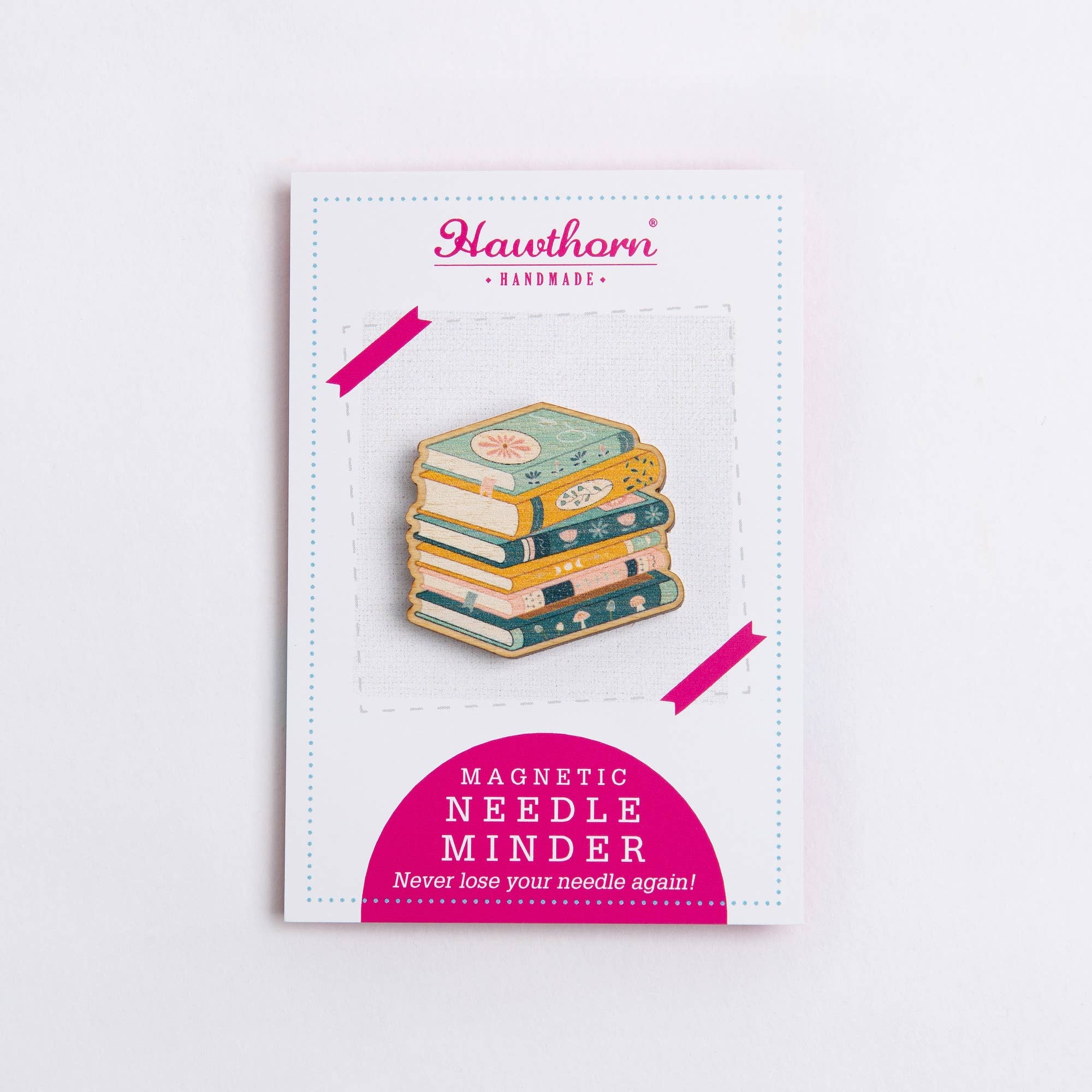 Hawthorn Handmade  - Book Lover Needle Minder | Gift for Crafters