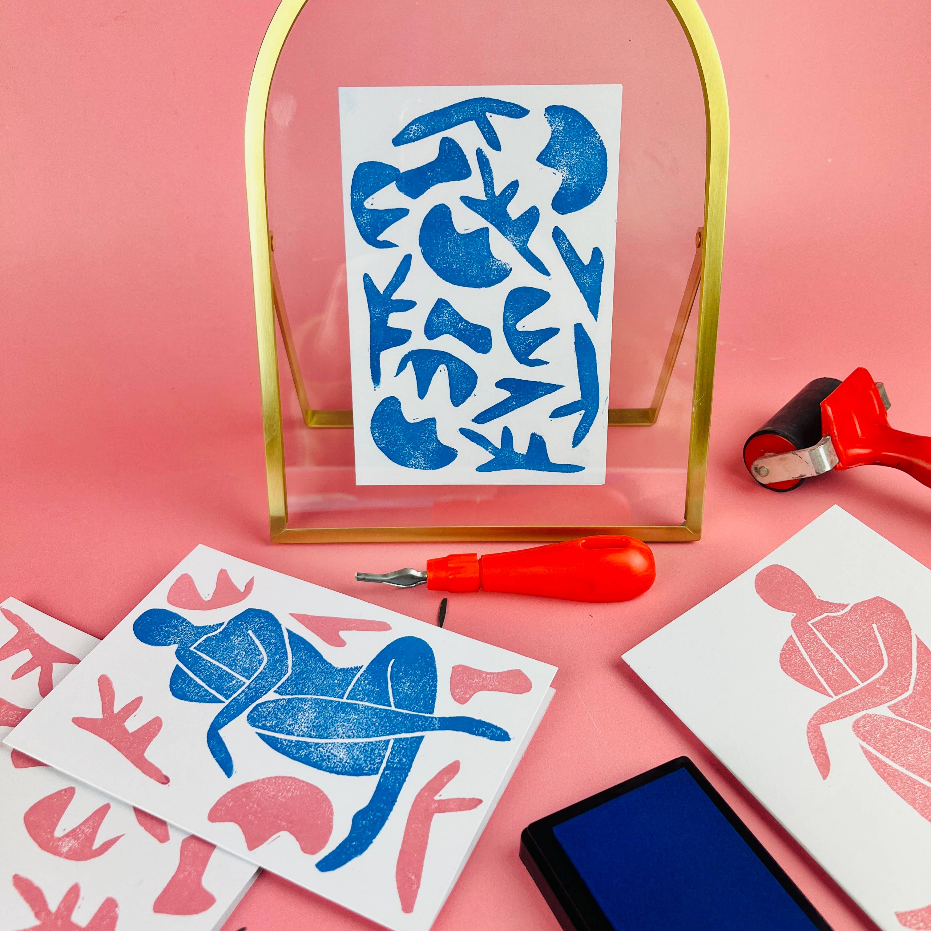 The Edinburgh Craft Club - Matisse Inspired Lino Print Kit