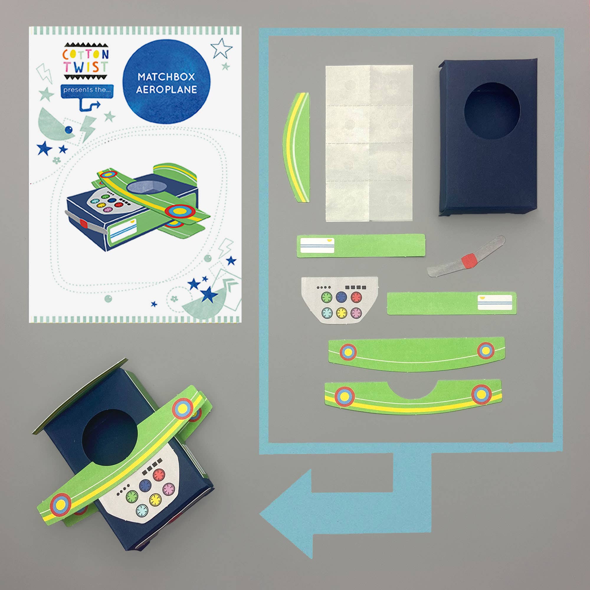 Cotton Twist - Make Your Own Matchbox Aeroplane