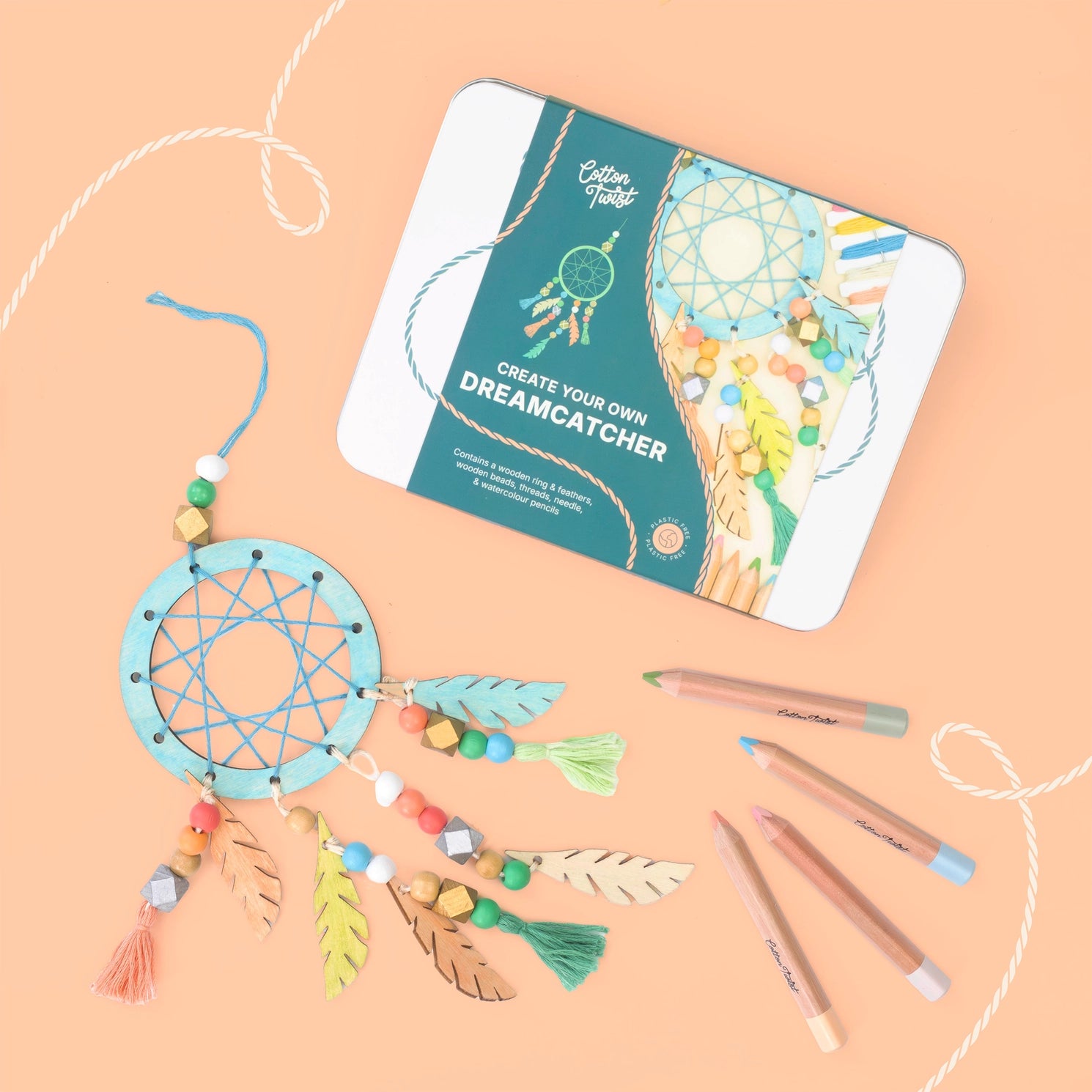 Cotton Twist - Make Your Own Dreamcatcher Craft Kit