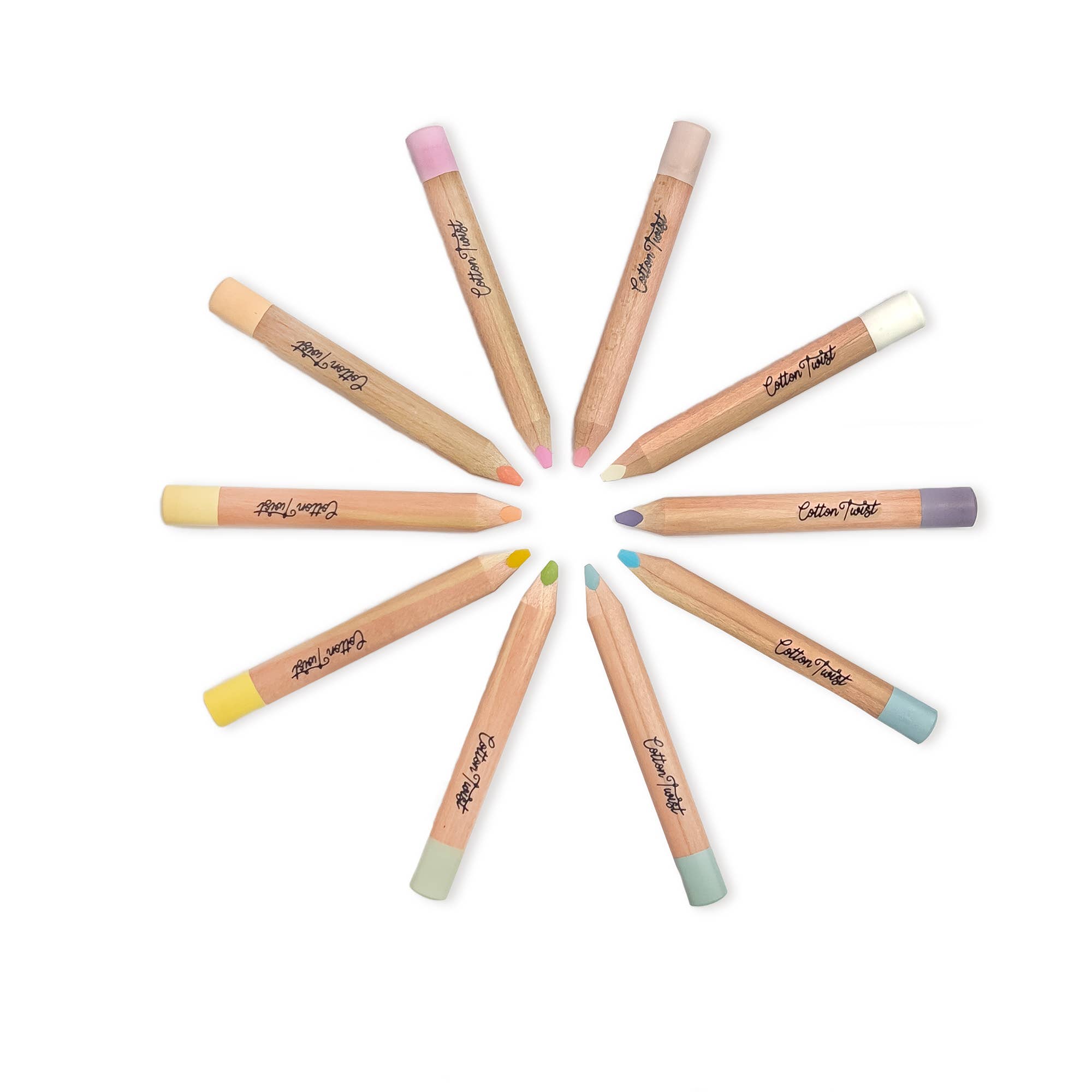 Cotton Twist - Pastel Watercolour Pencils Set