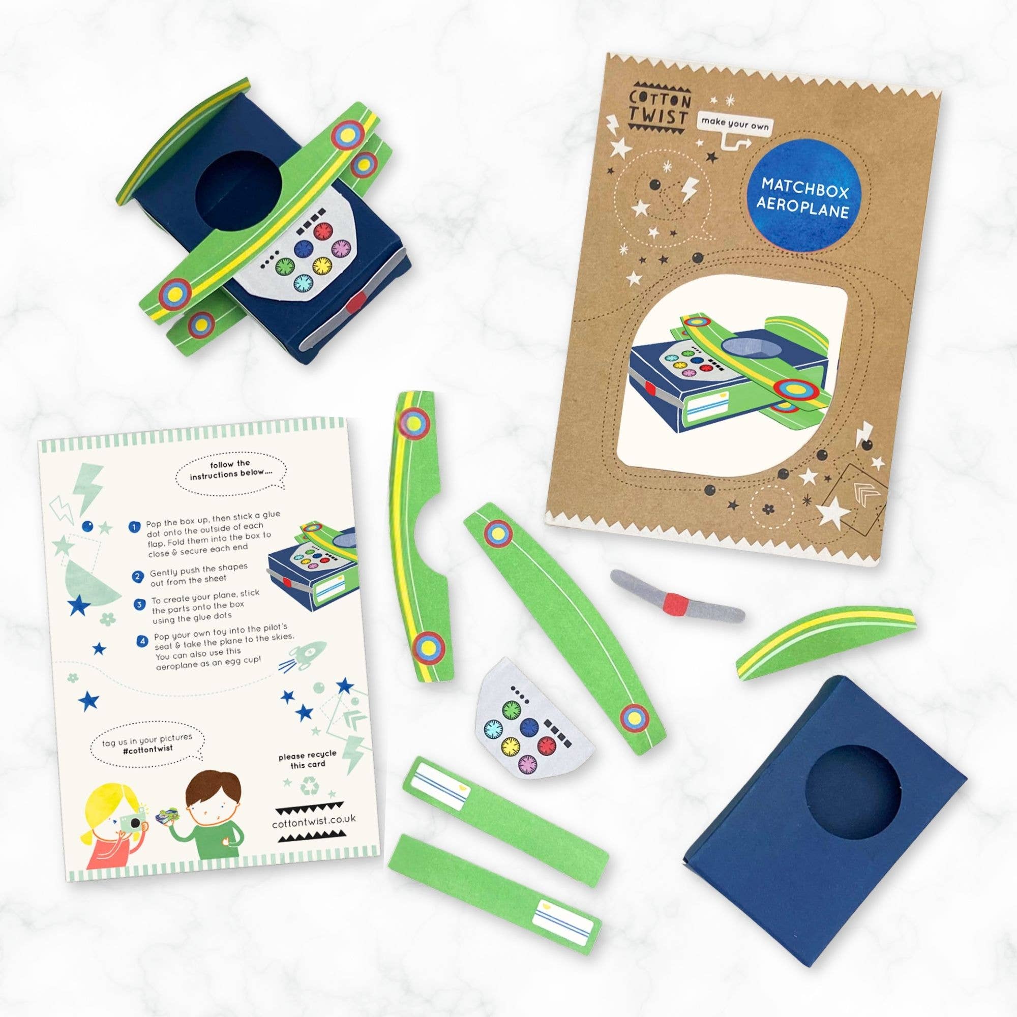 Cotton Twist - Make Your Own Matchbox Aeroplane