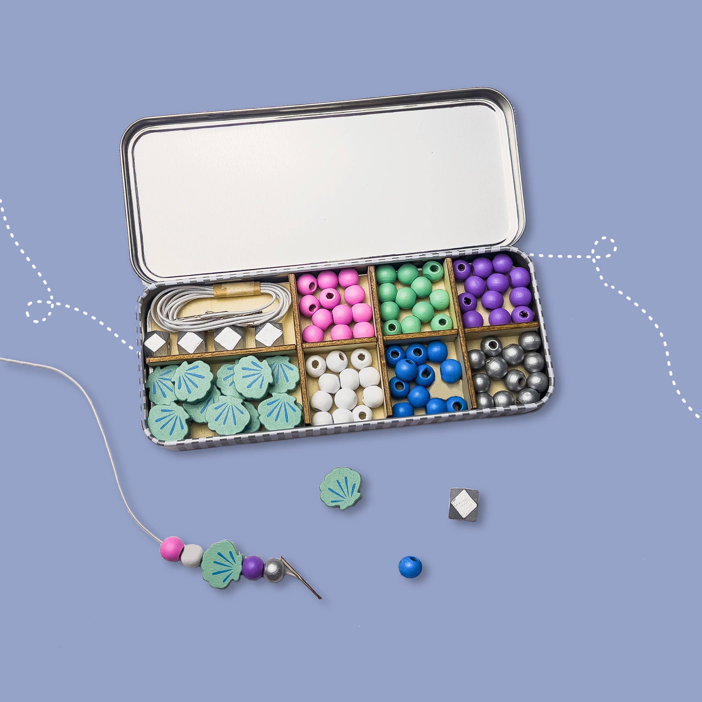 Cotton Twist - Mermaid Bracelet Bead Kit