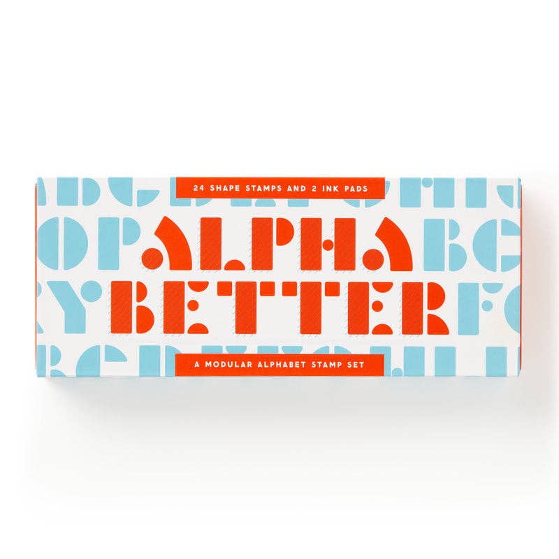Abrams & Chronicle Books - Alpha Better Stamp Set (Craft Kit)