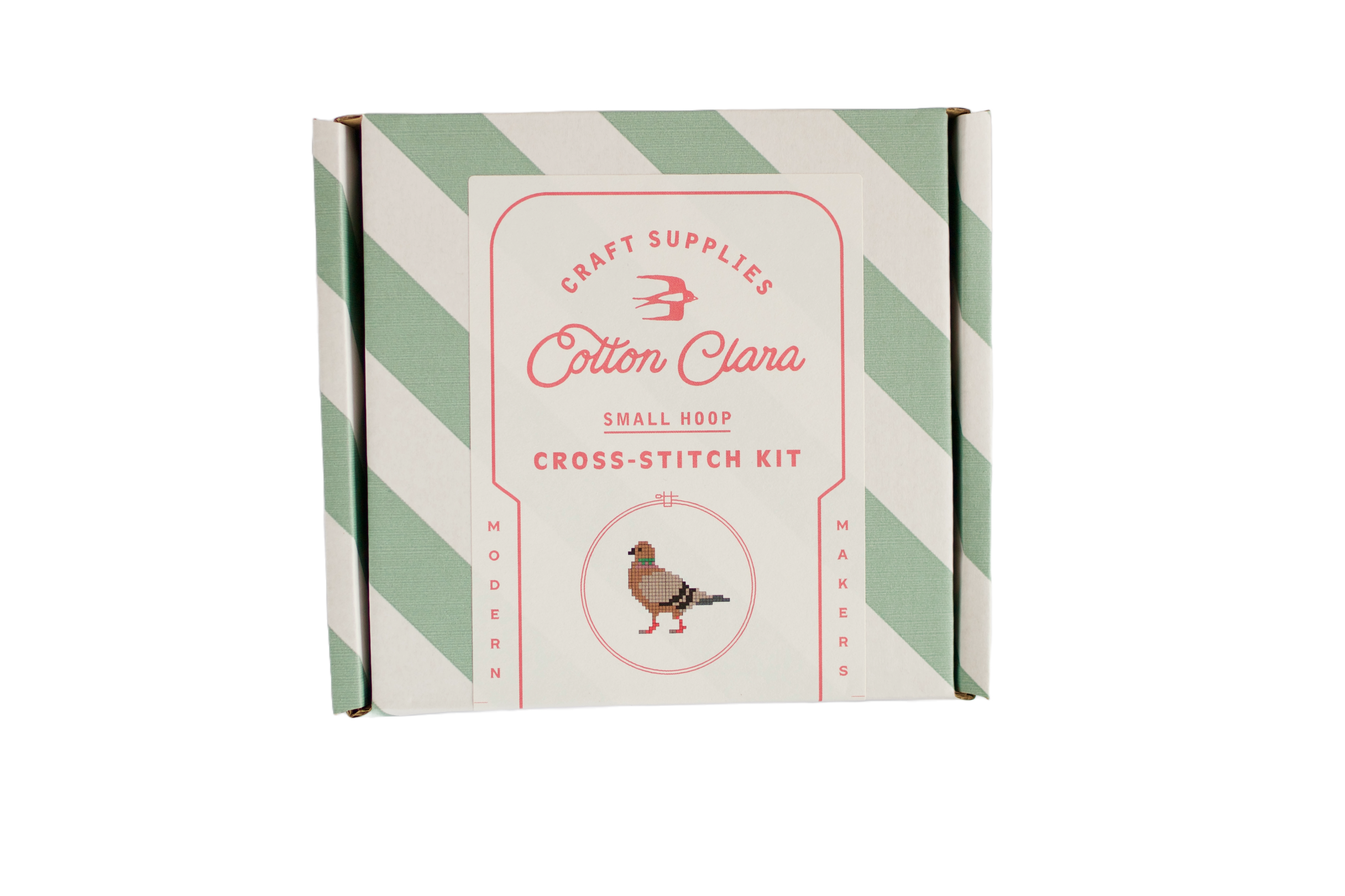 Cotton Clara Craft Kits & Supplies - Pigeon Cross Stitch Kit