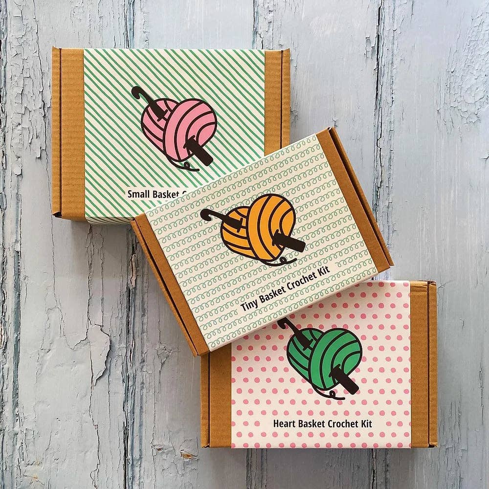 The Left Hookery - Tiny Crochet Basket Kit