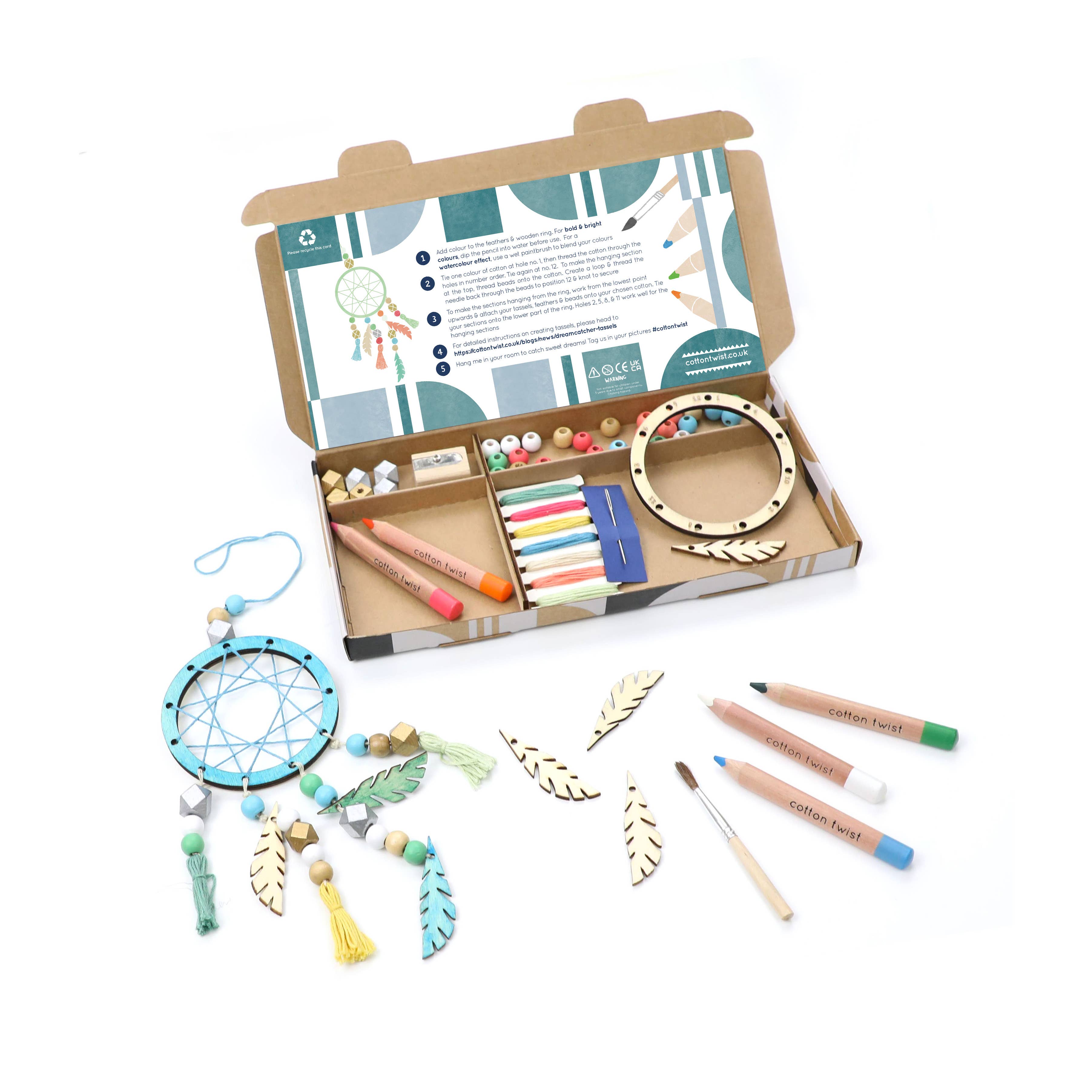 Cotton Twist - Make Your Own Dreamcatcher Craft Kit