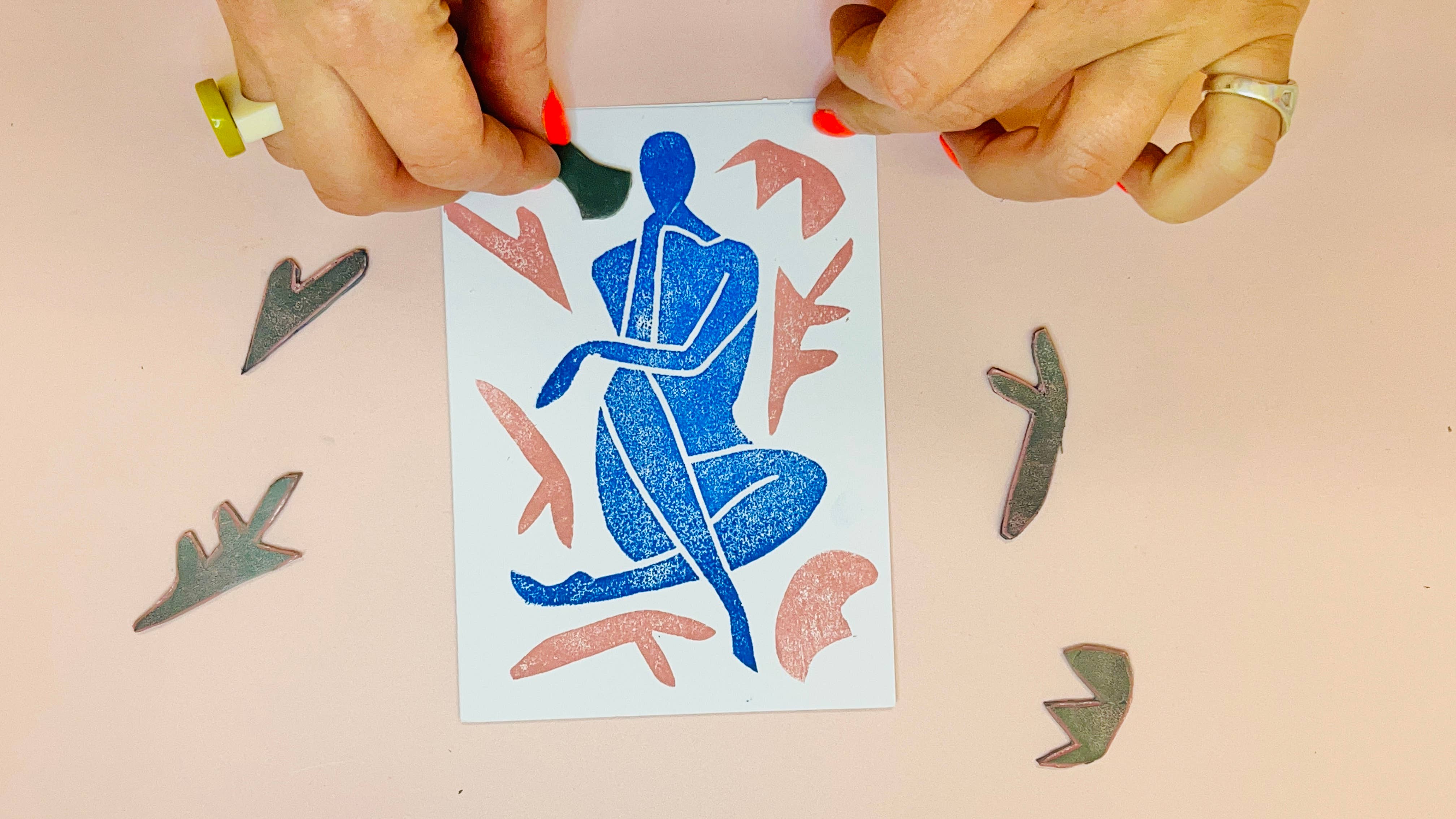 The Edinburgh Craft Club - Matisse Inspired Lino Print Kit