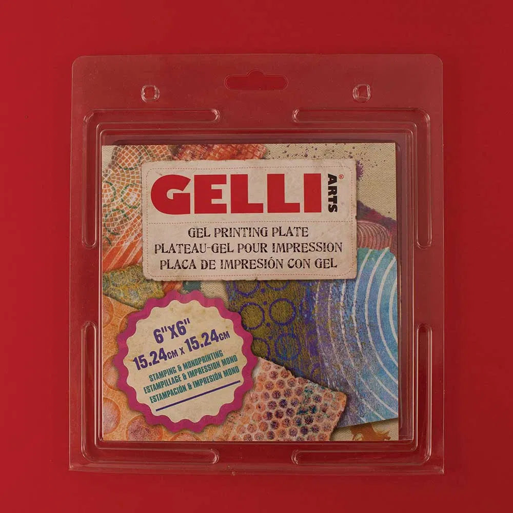Gelli Printing - print plate