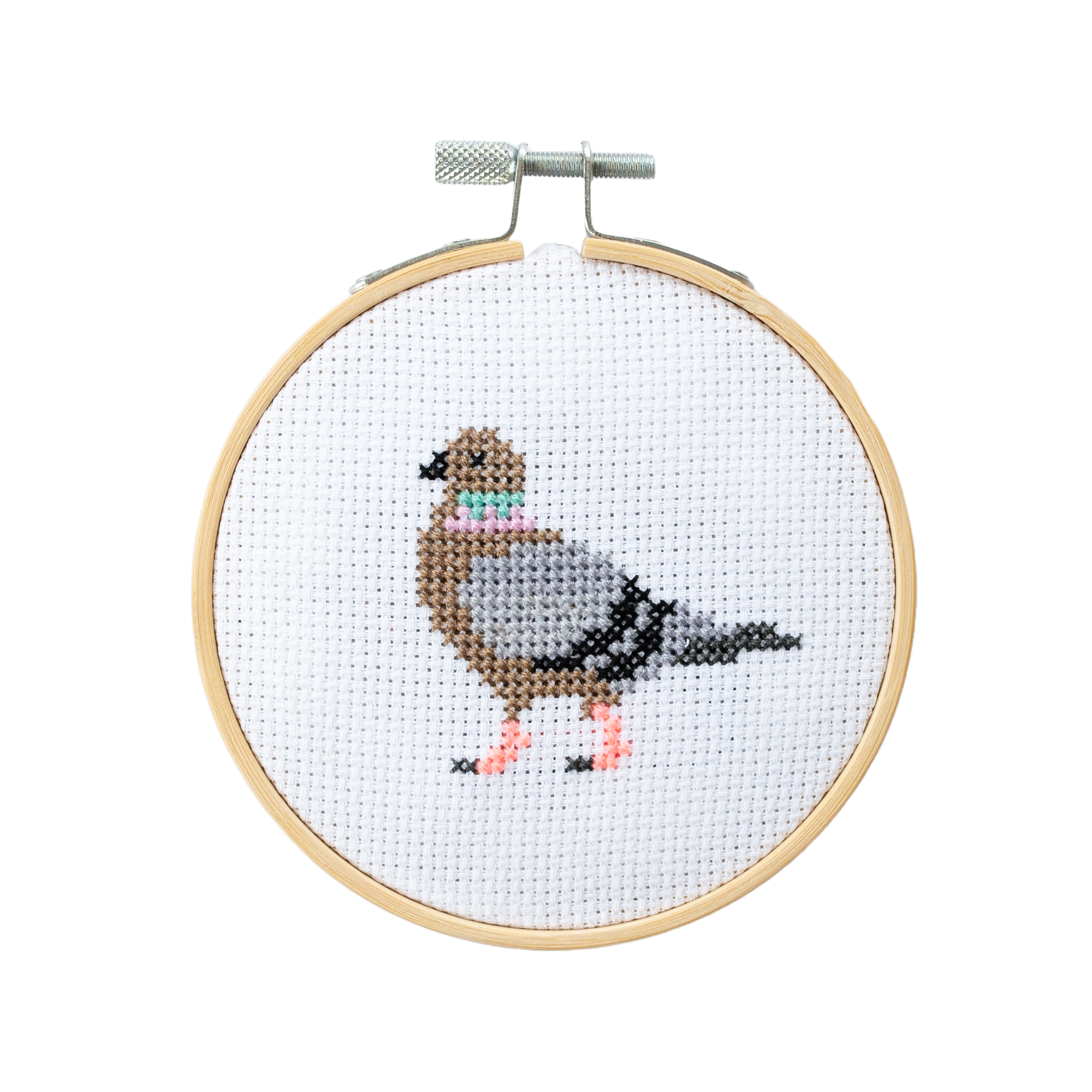 Cotton Clara Craft Kits & Supplies - Pigeon Cross Stitch Kit