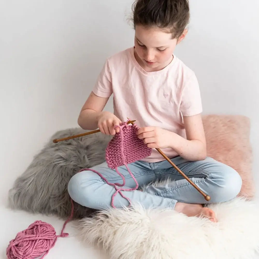Childrens Beginners Knitting Kit - Wool Couture Company
