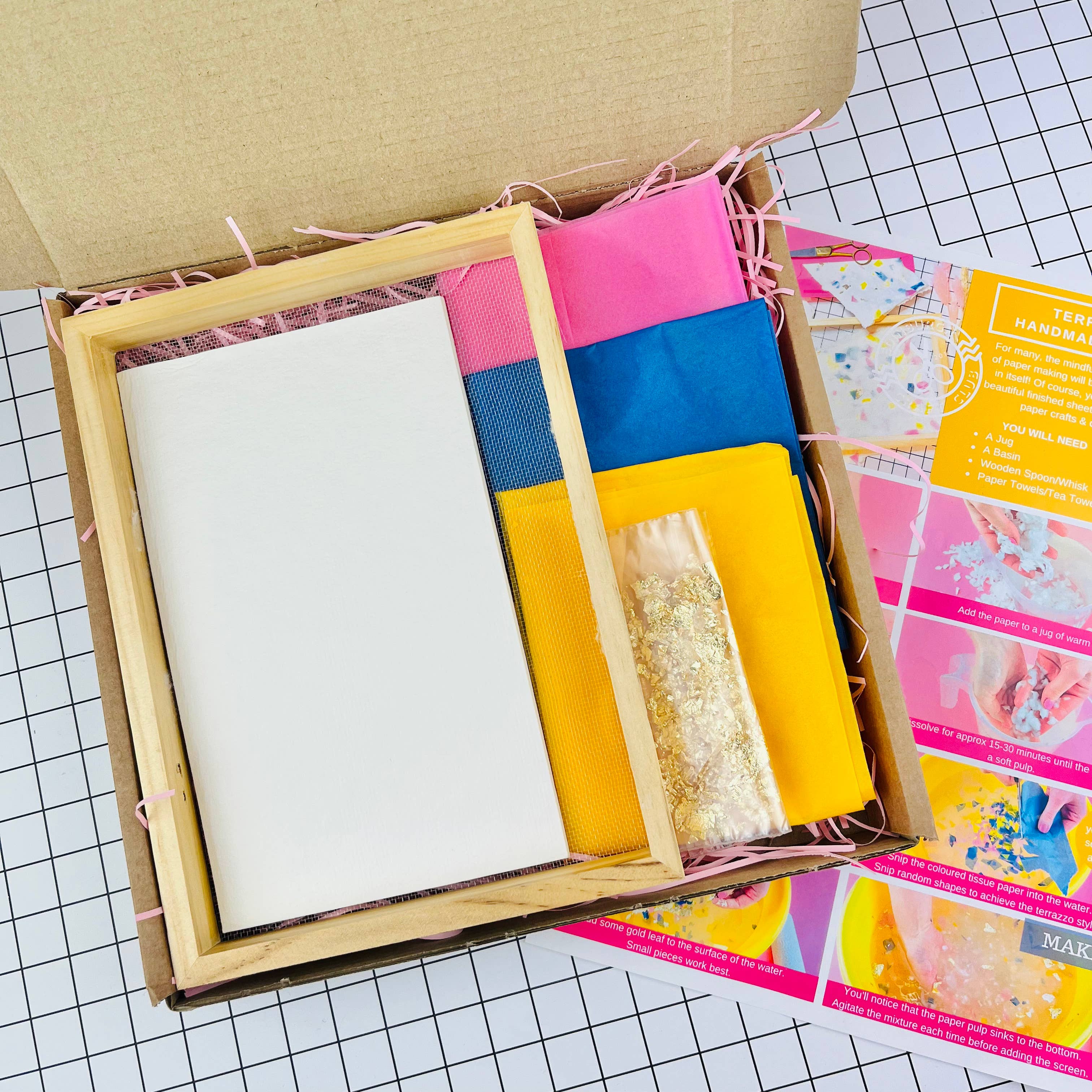 The Edinburgh Craft Club - Terrazzo Paper Making Kit
