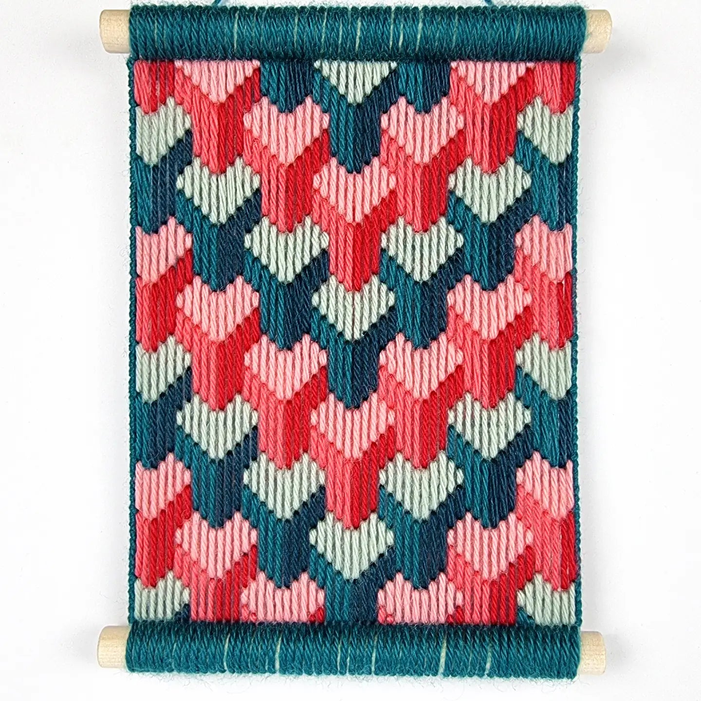 Bargello Tapestry Kit, Geometric Wall Hanging Bargello Kit