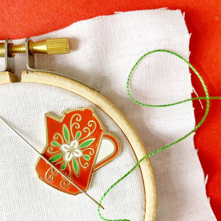 Coffee pot Magnetic Needle Minder