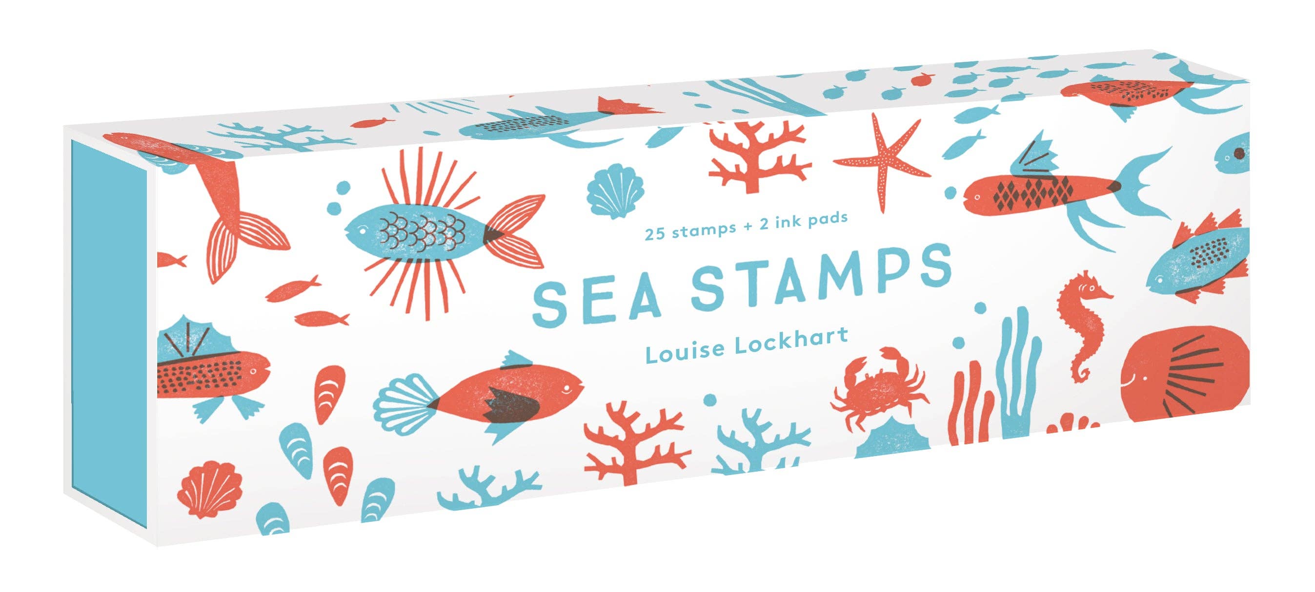 Abrams & Chronicle Books - Sea Stamps - 25 stamps + 2 ink pads (Craft Kit)