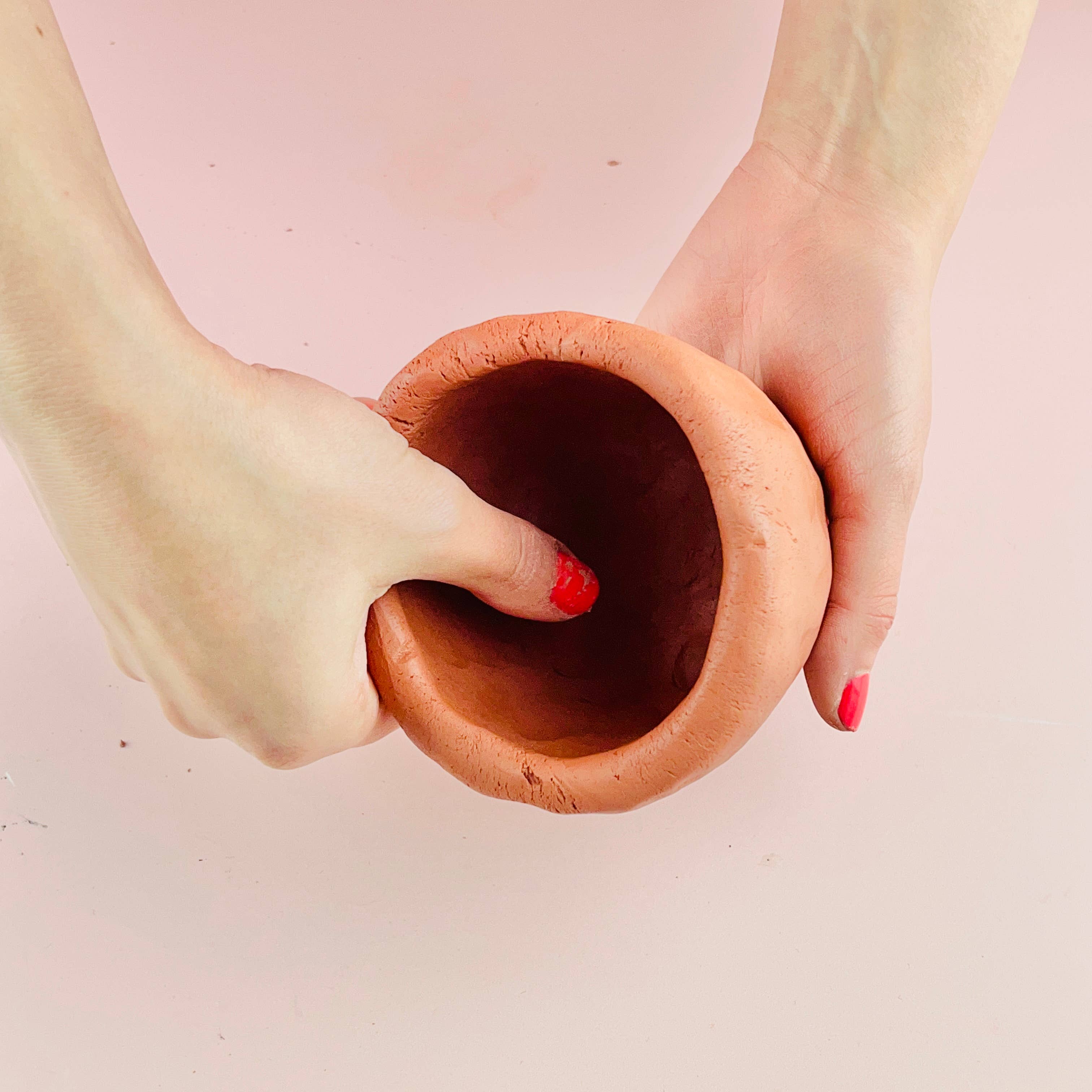 The Edinburgh Craft Club - Terracotta Pinch Pot Kit
