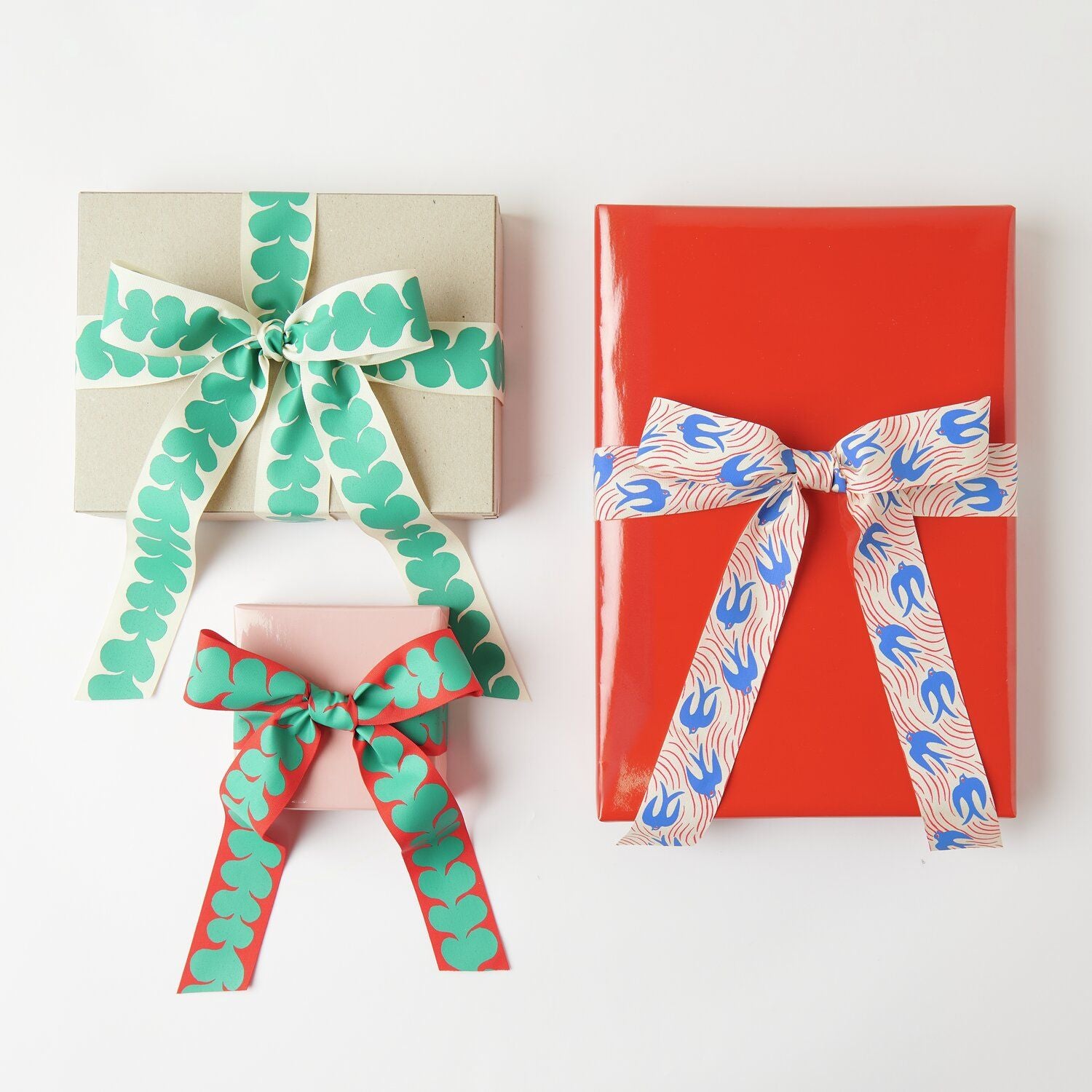 Taffeta ribbon Midsommar Magic clover