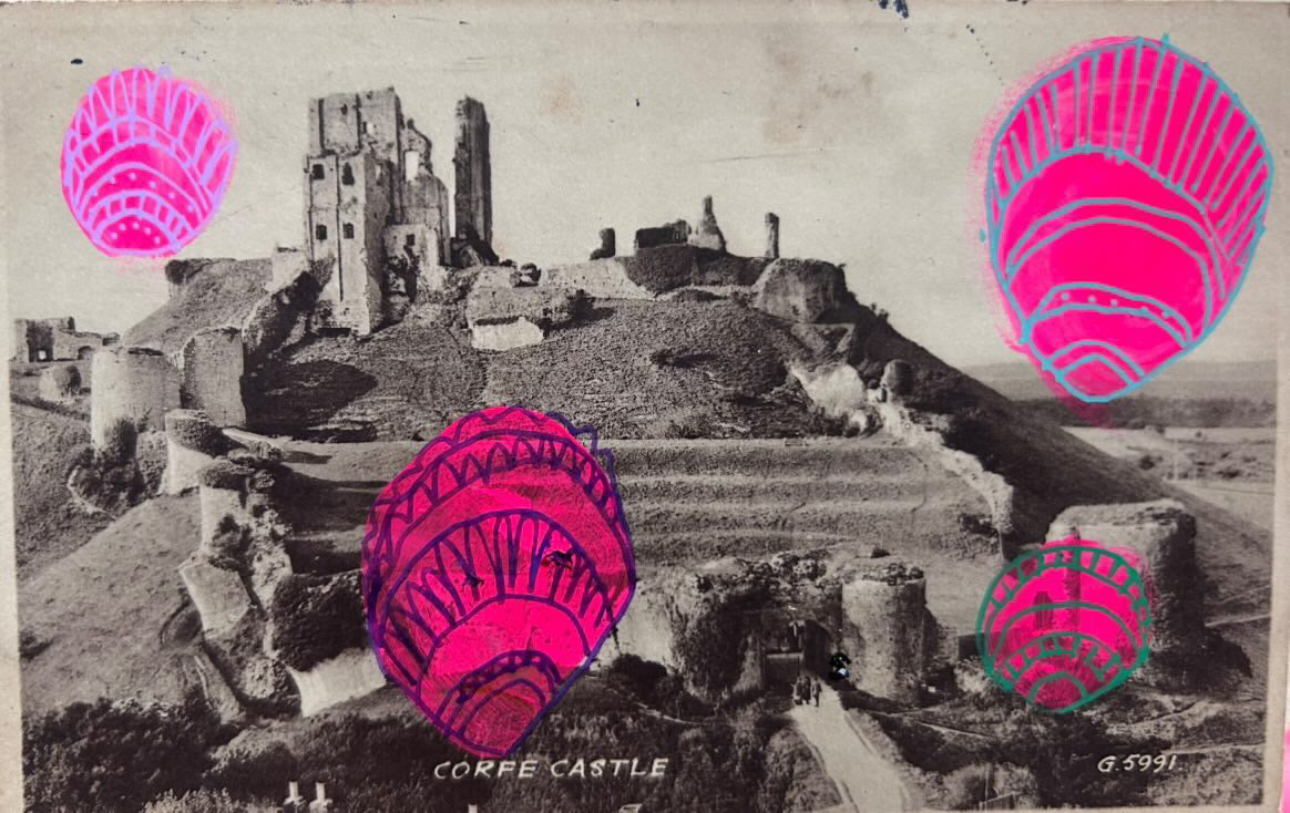 Postcards and photos illustration Workshop