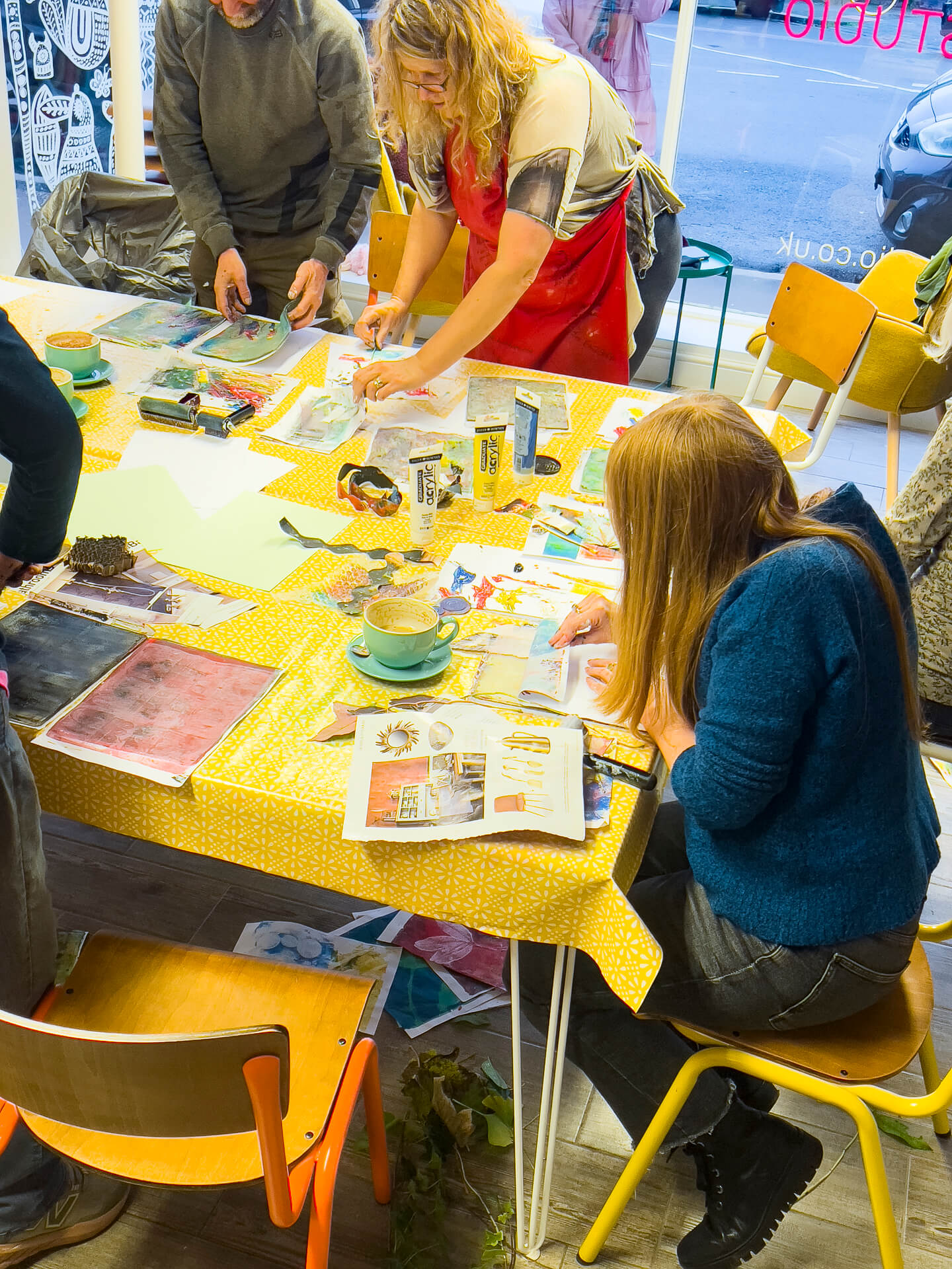 Beginners Gelli Printing Workshop at Maker Studio Eastbourne