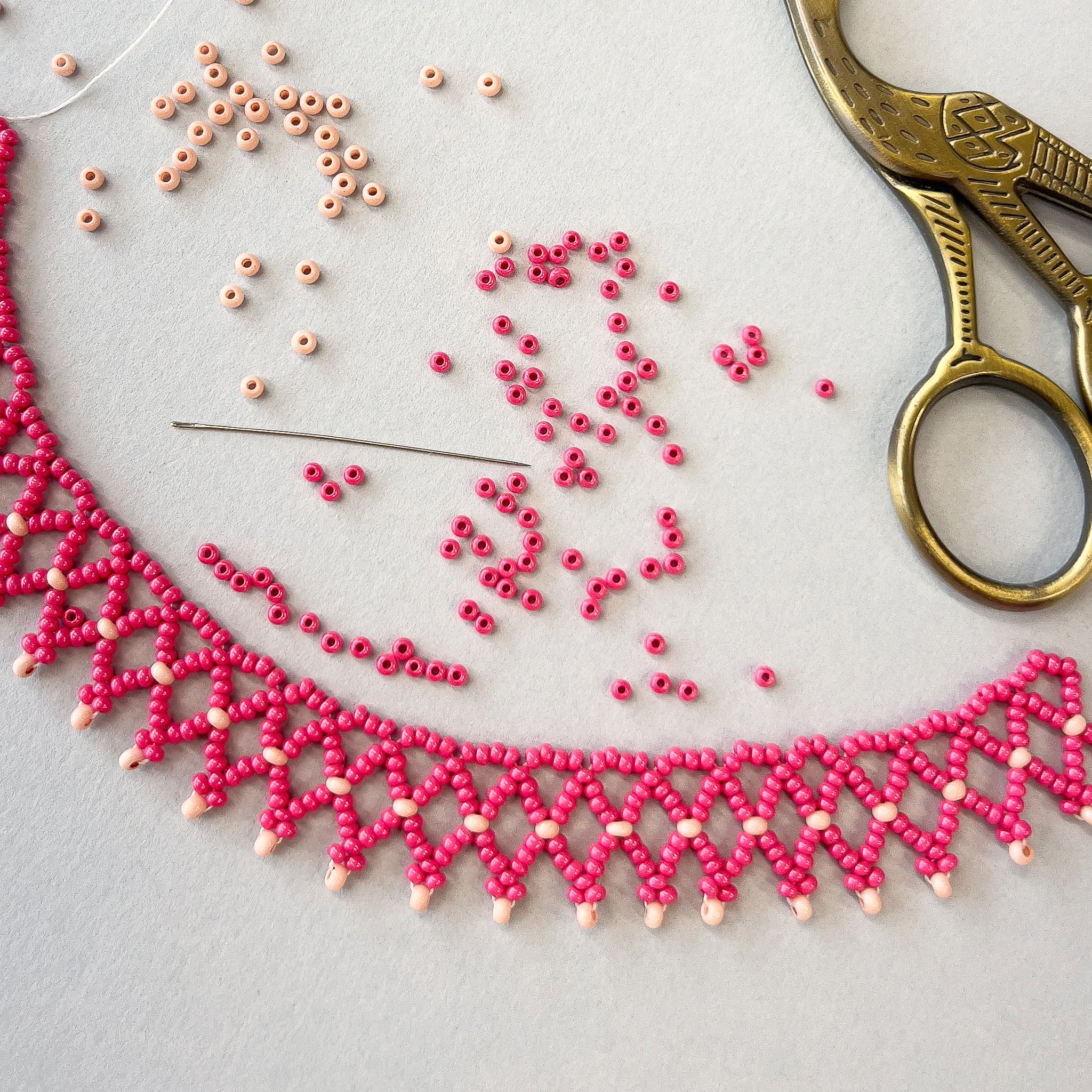 Seed Bead Jewellery Workshop in Eastbourne