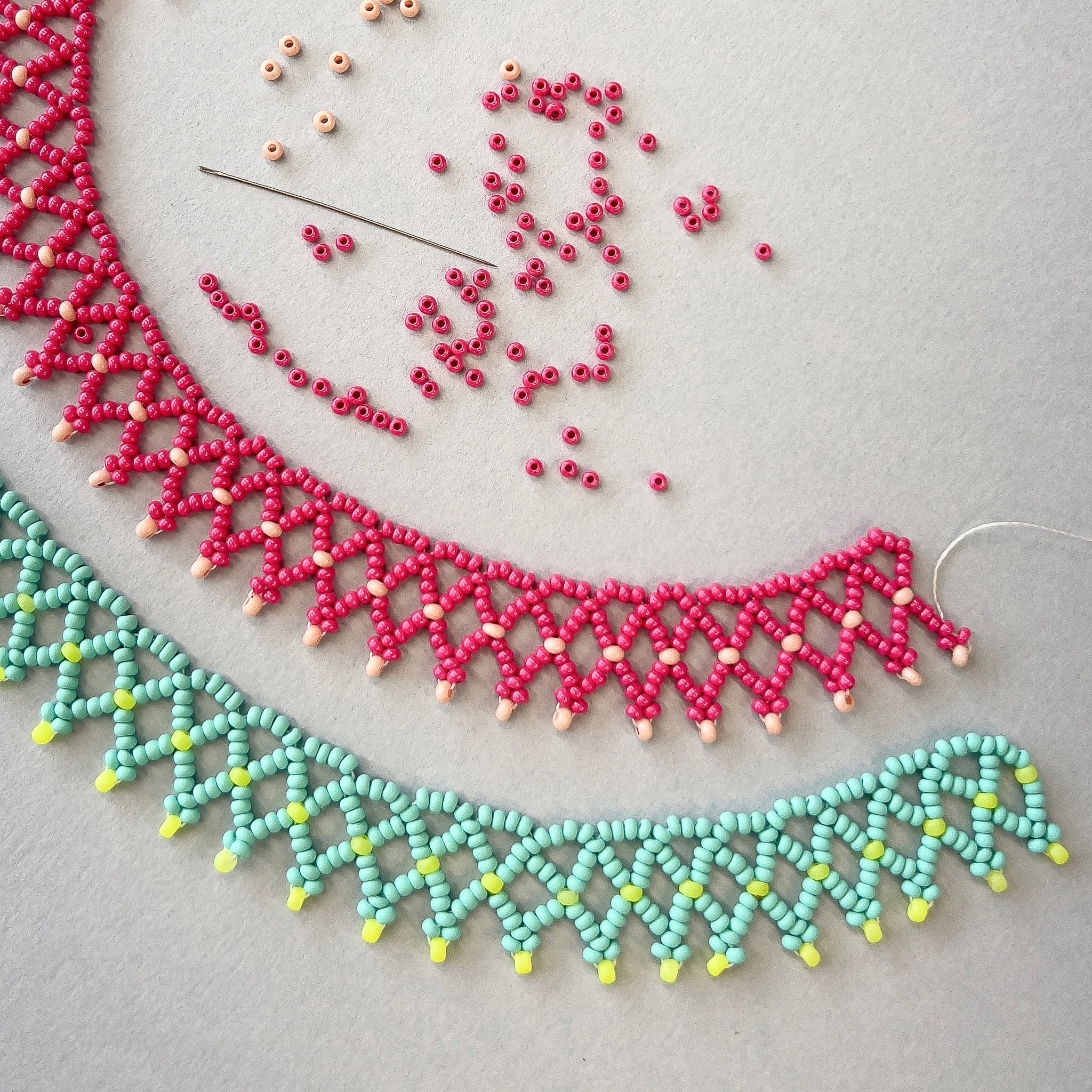 Seed Bead Jewellery Workshop in Eastbourne