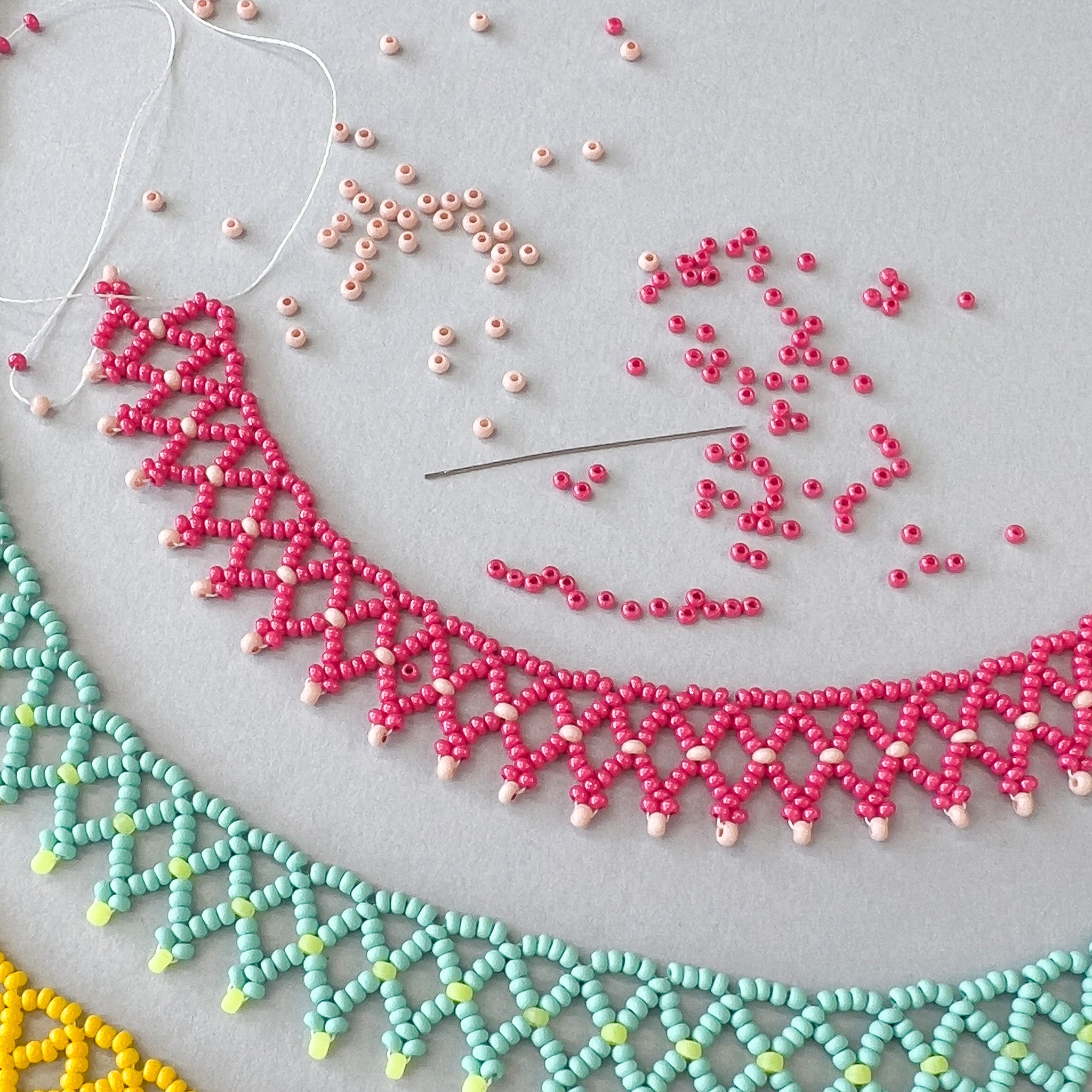 Seed Bead Jewellery Workshop in Eastbourne