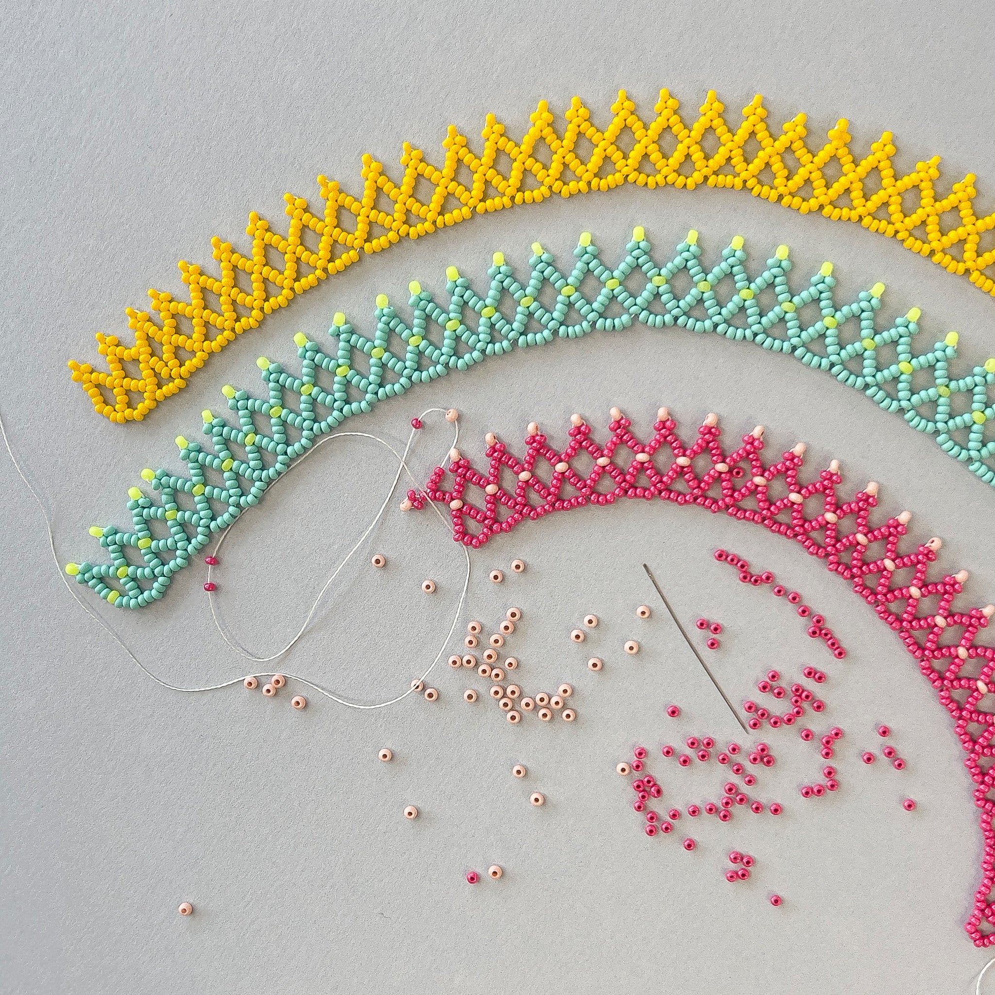 Seed Bead Jewellery Workshop in Eastbourne