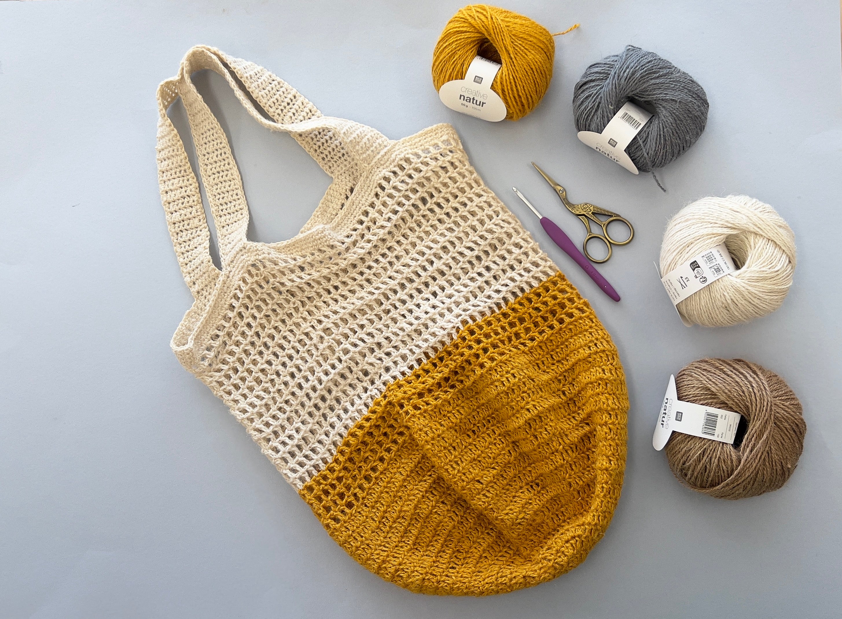 Crochet grocery bag workshop, Maker Studio Eastbourne