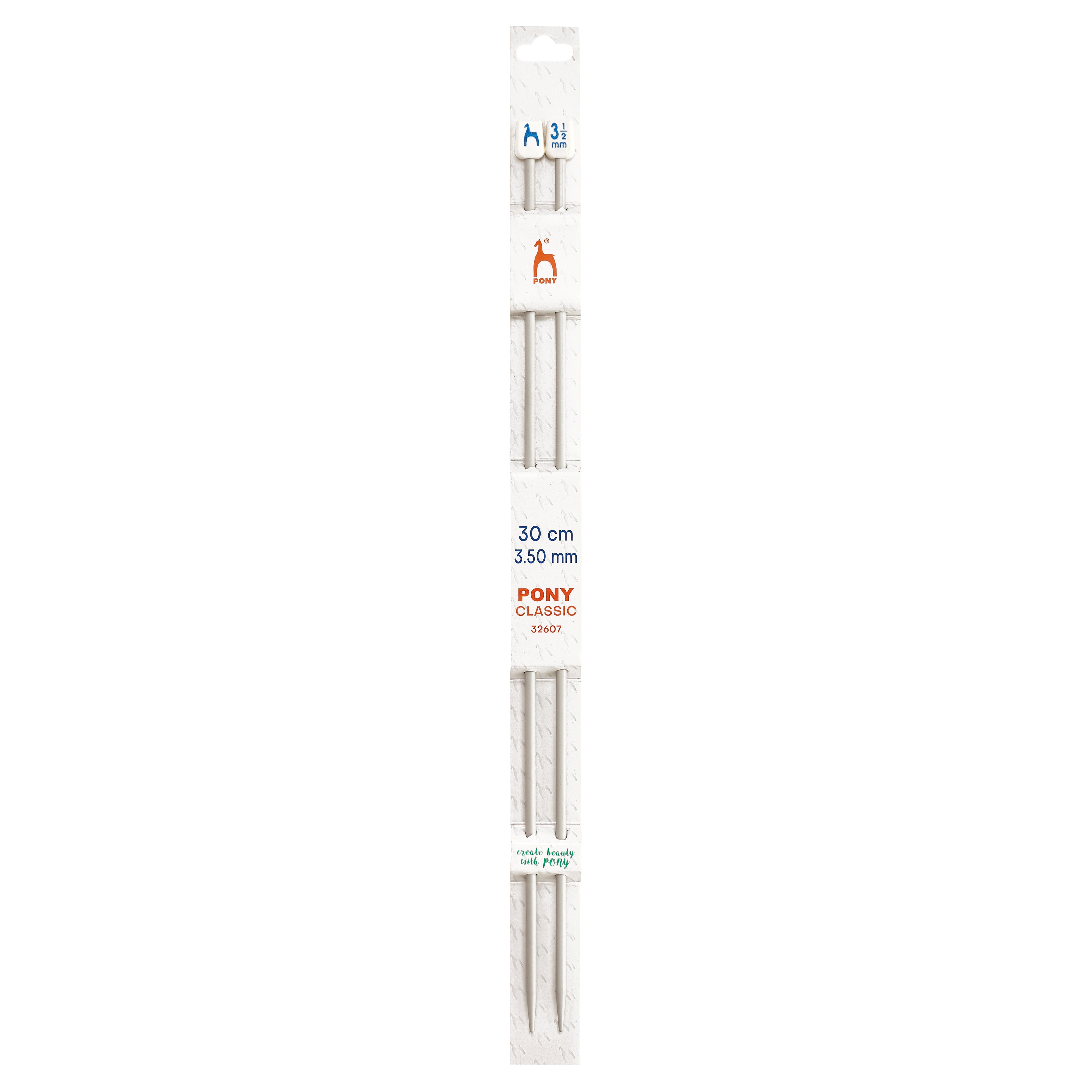 Knitting needles single ended sizes 2.50mm - 8.00mm