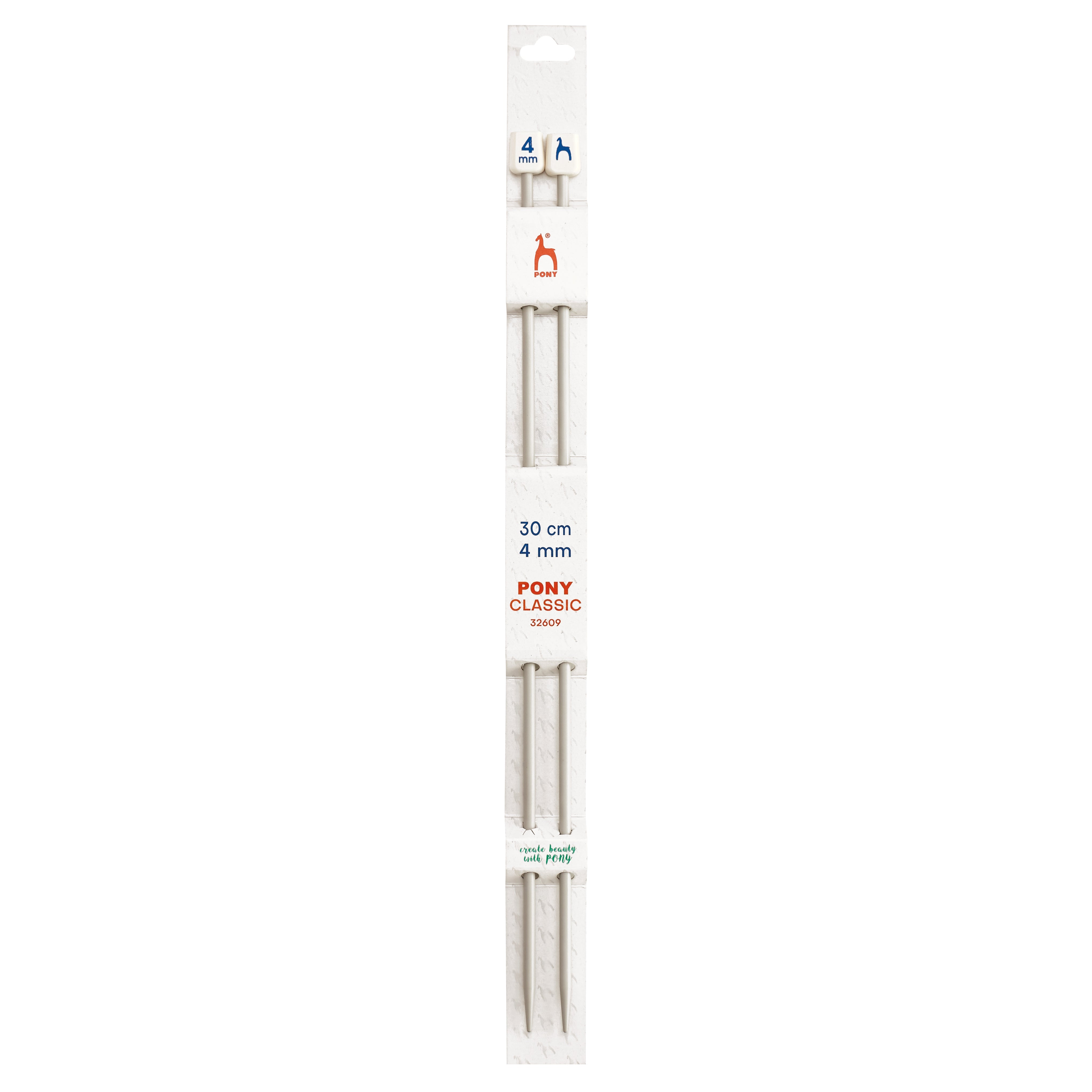Knitting needles single ended sizes 2.50mm - 8.00mm